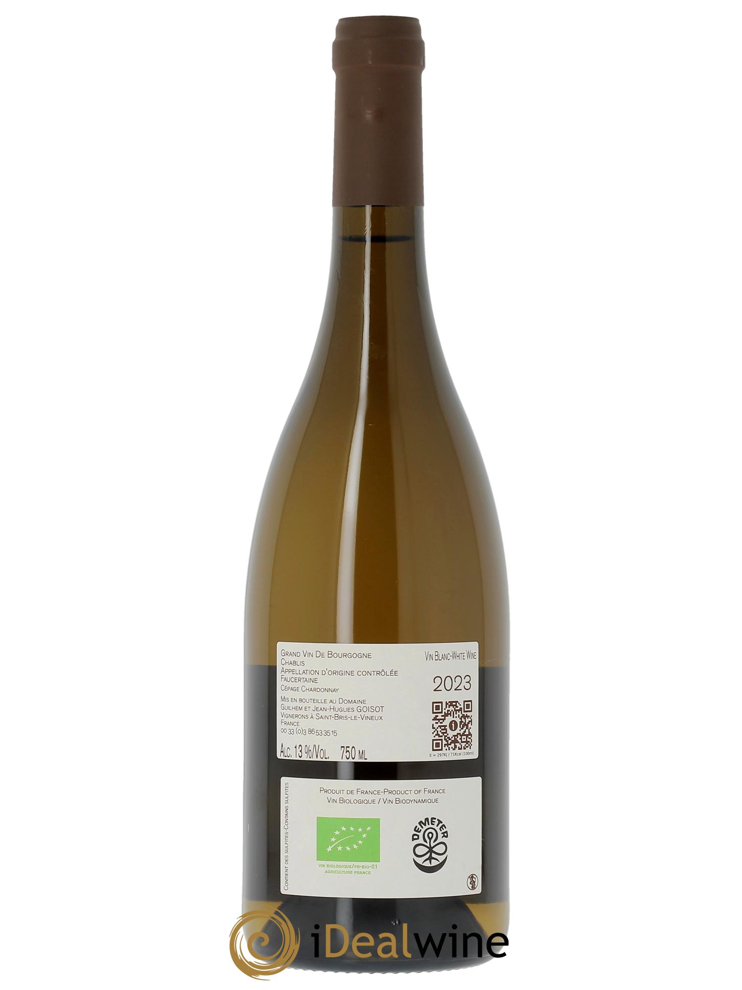 Chablis Faucertaine Goisot  2023 - Posten von 1 Flasche - 1