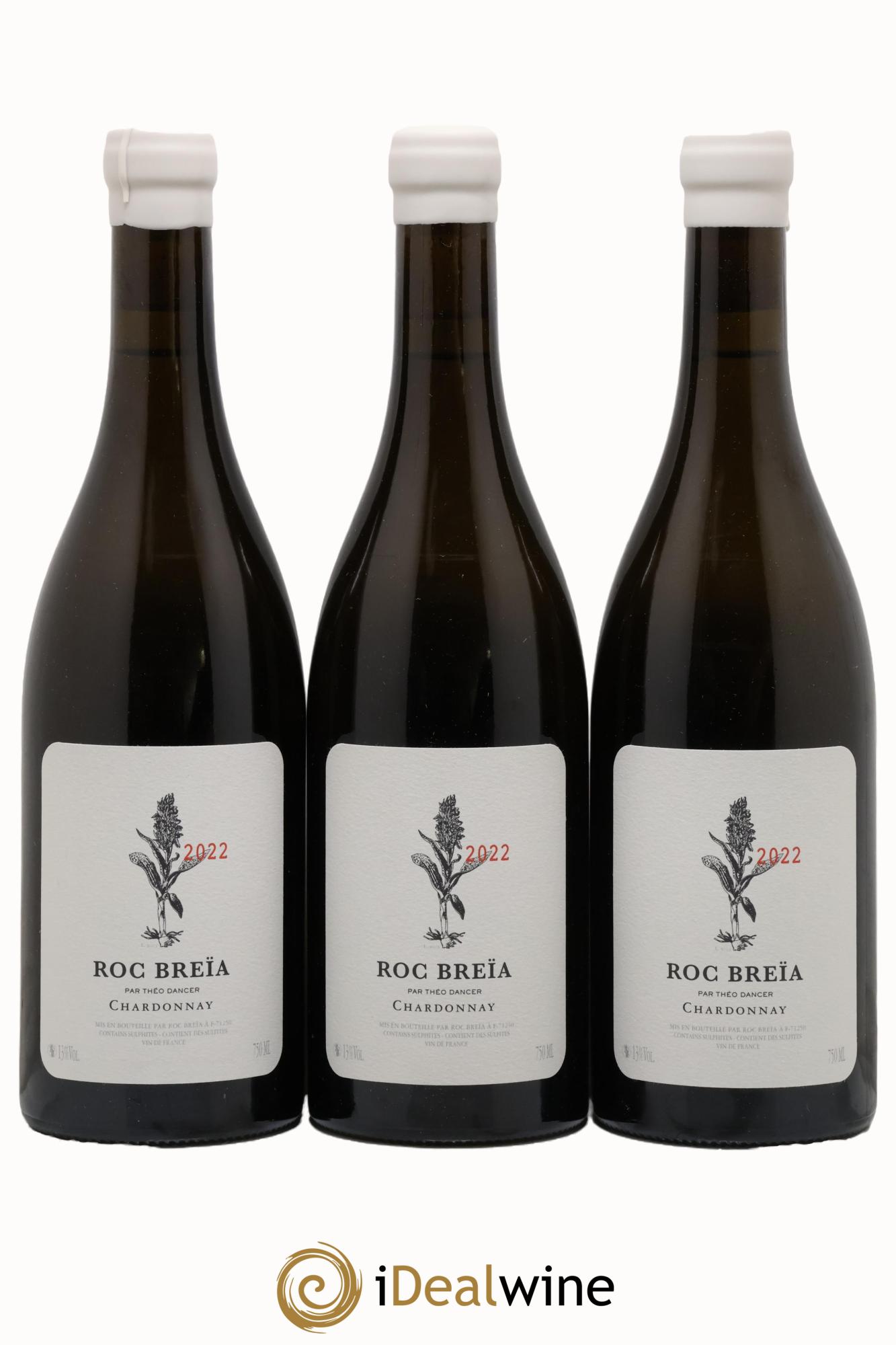 Vin de France Chardonnay Roc Breïa (Théo Dancer) 2022 - Lotto di 3 bottiglie - 0