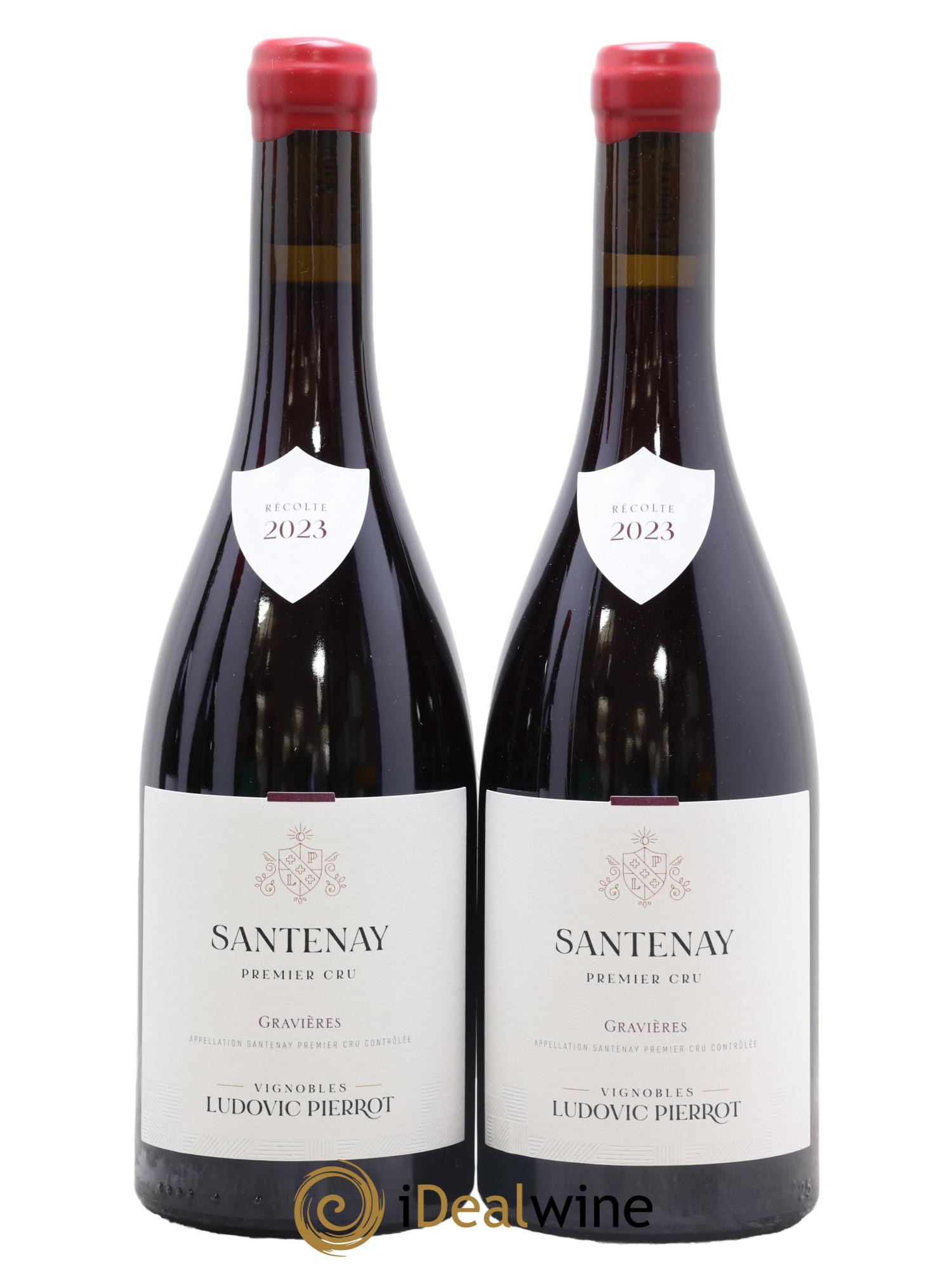 Santenay 1er Cru Les Gravieres ludovic pierrot 2023 - Lot de 2 bouteilles - 0