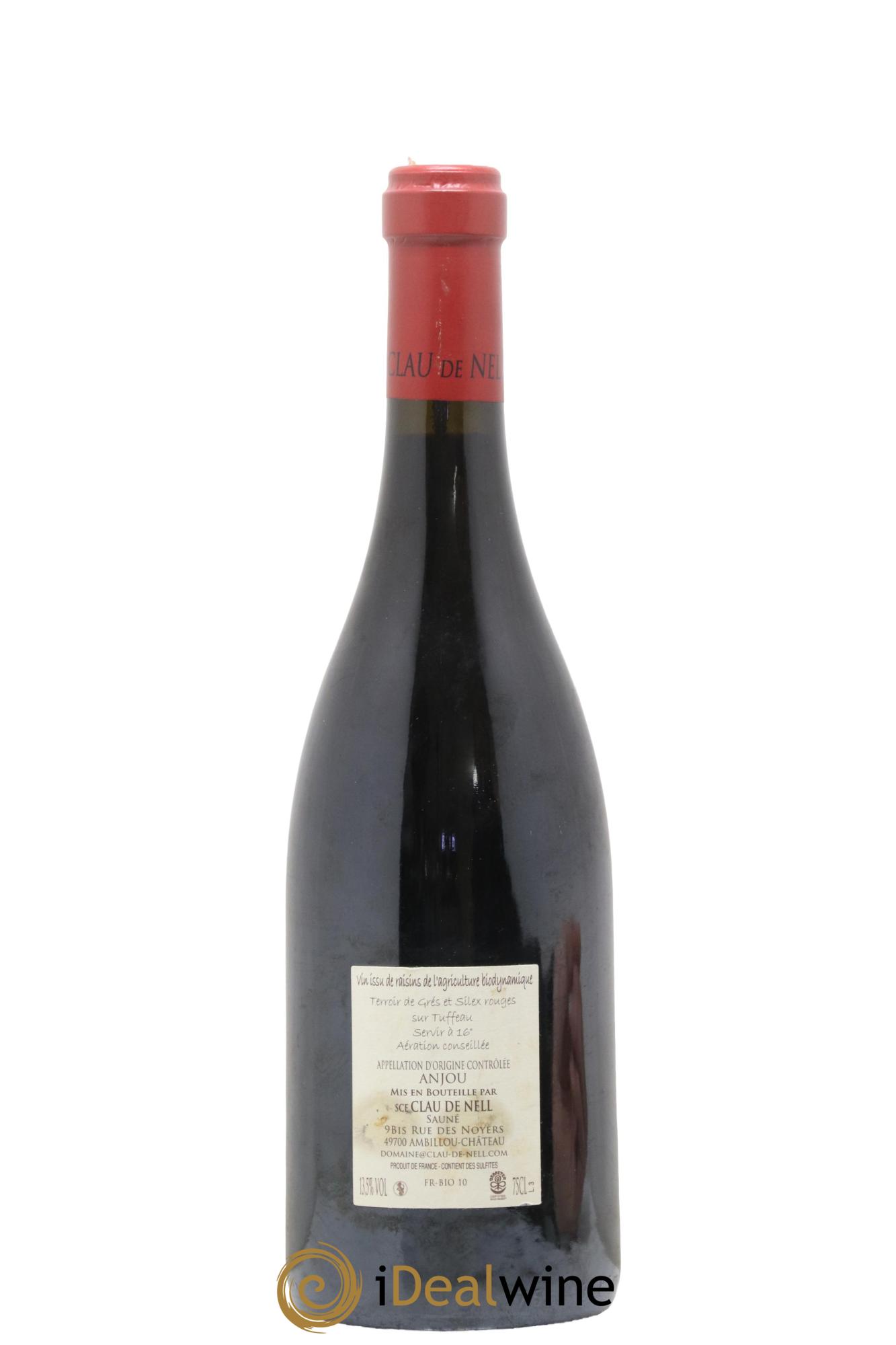 Anjou Cabernet sauvignon Clau de Nell 2010 - Lot de 1 bouteille - 1