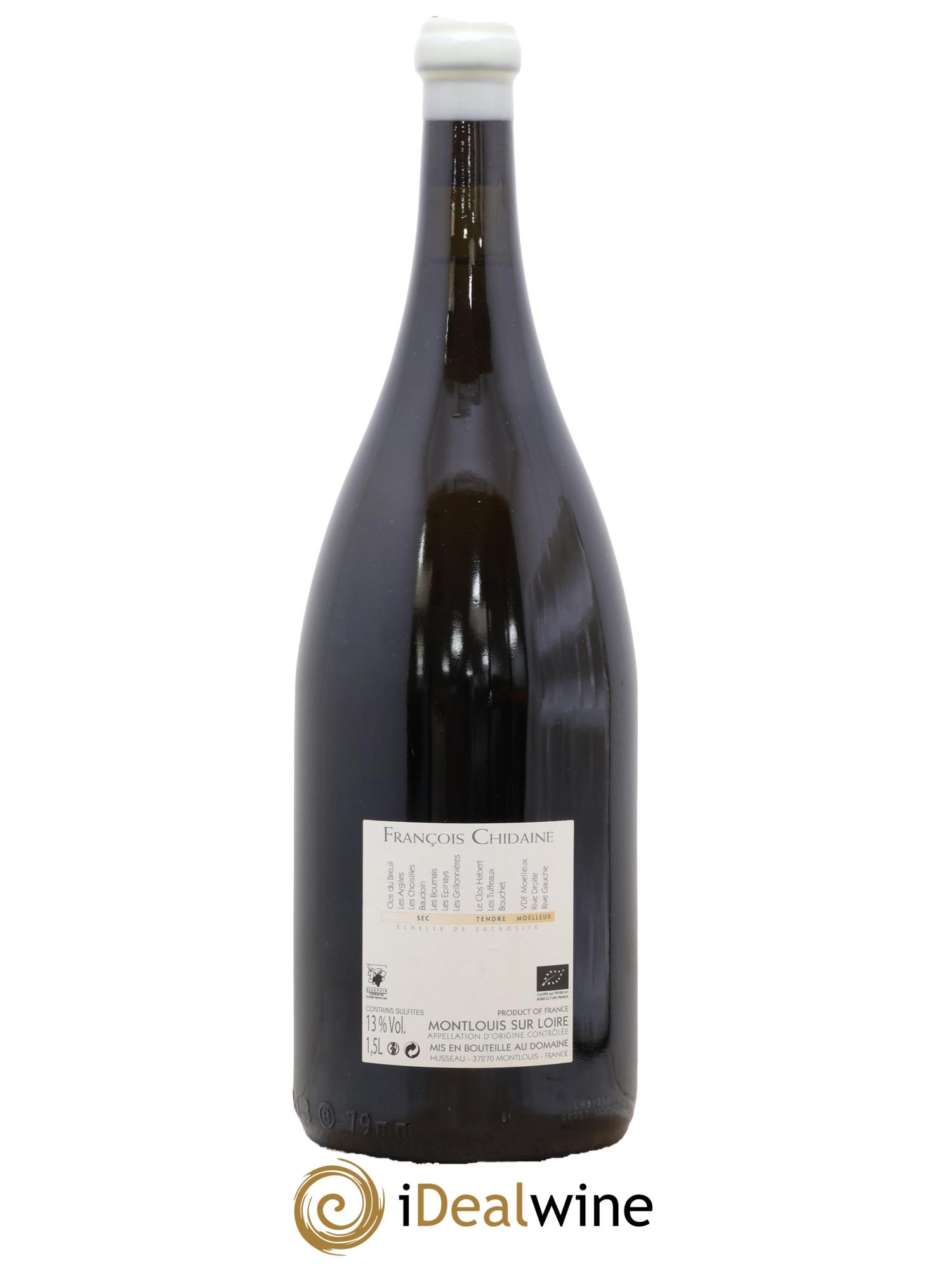 Montlouis-sur-Loire Les Bournais François Chidaine 2019 - Lot of 1 magnum - 1