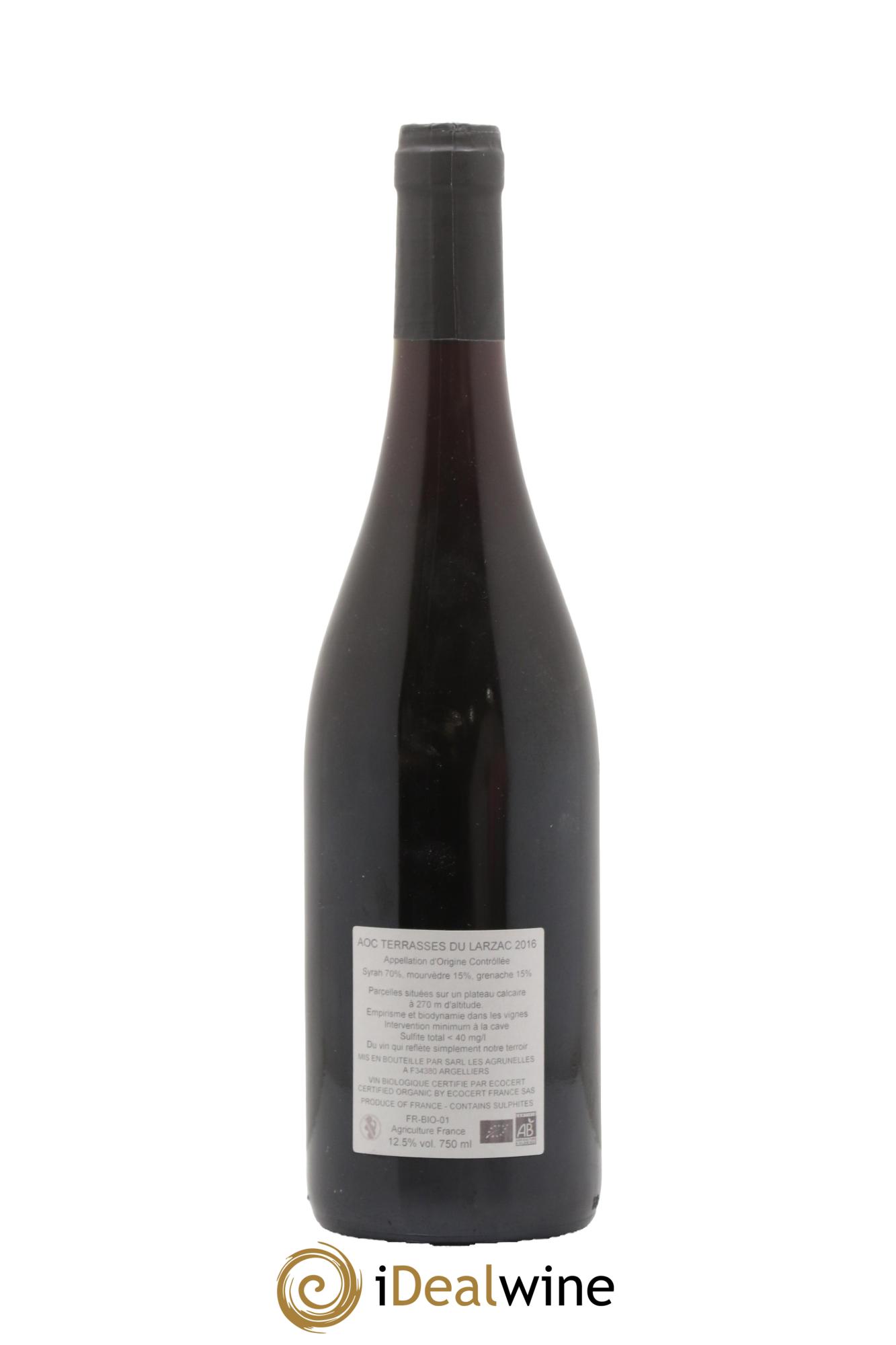 Coteaux du Languedoc Terrasses du Larzac Les Hauts de Perry Mas des Agrunelles 2016 - Lot de 1 bouteille - 1