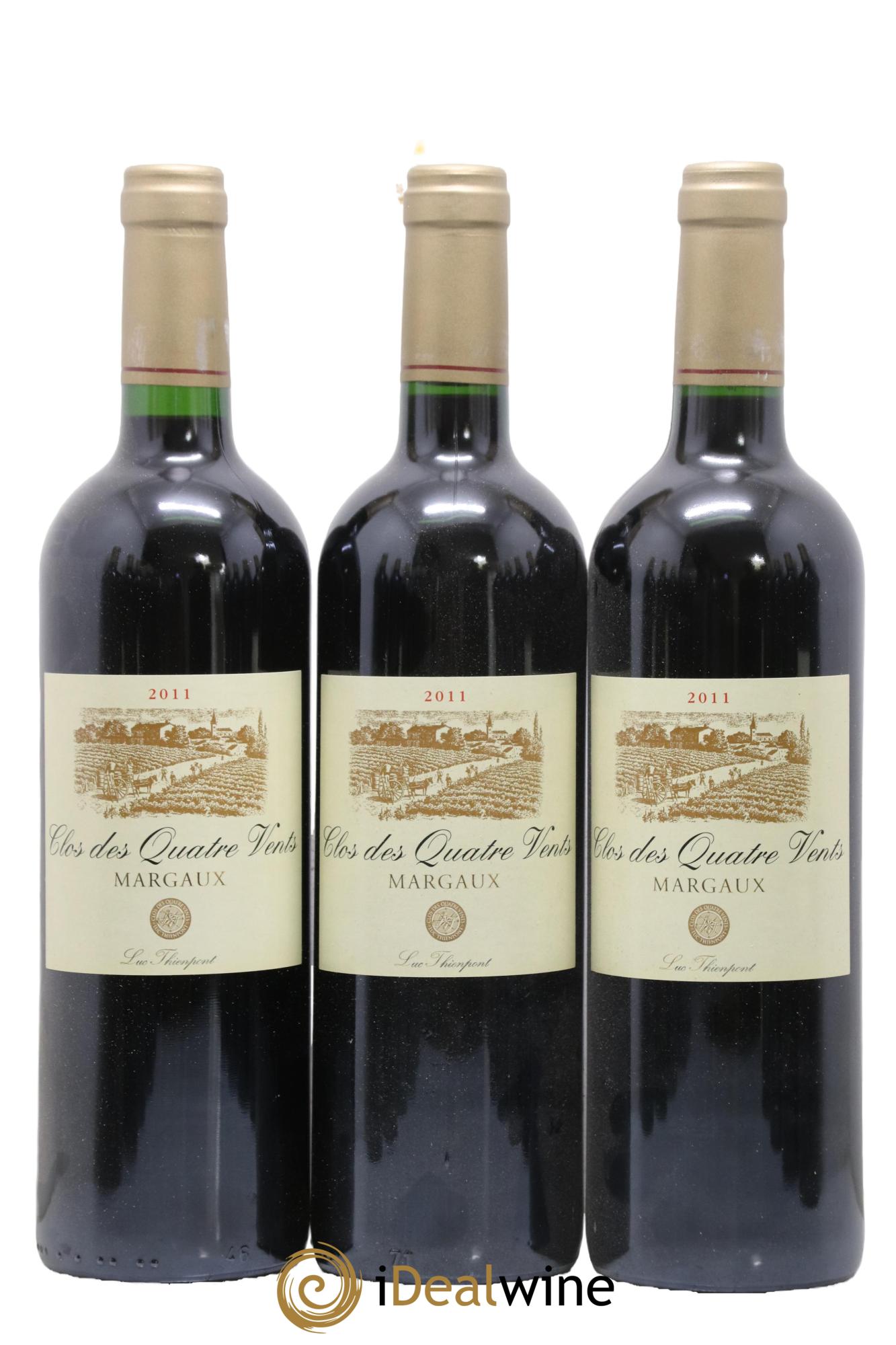 Clos des Quatre Vents 2011 - Lot de 12 bouteilles - 1