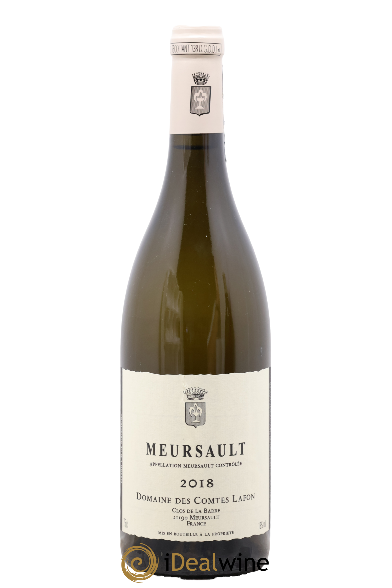 Meursault Comtes Lafon (Domaine des) 2018 - Lot de 1 bouteille - 0