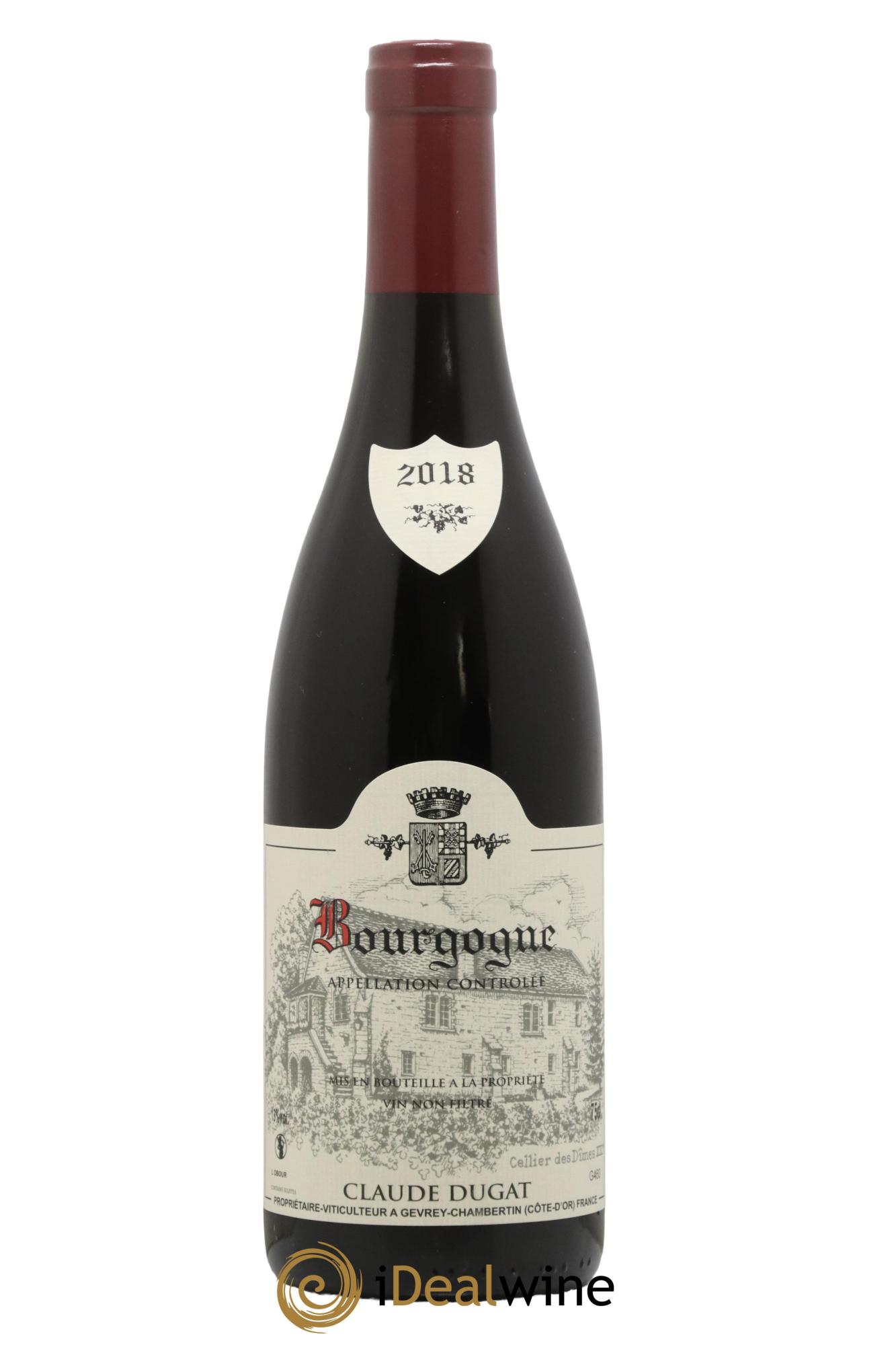 Bourgogne Claude Dugat 2018 - Lot de 1 bouteille - 0