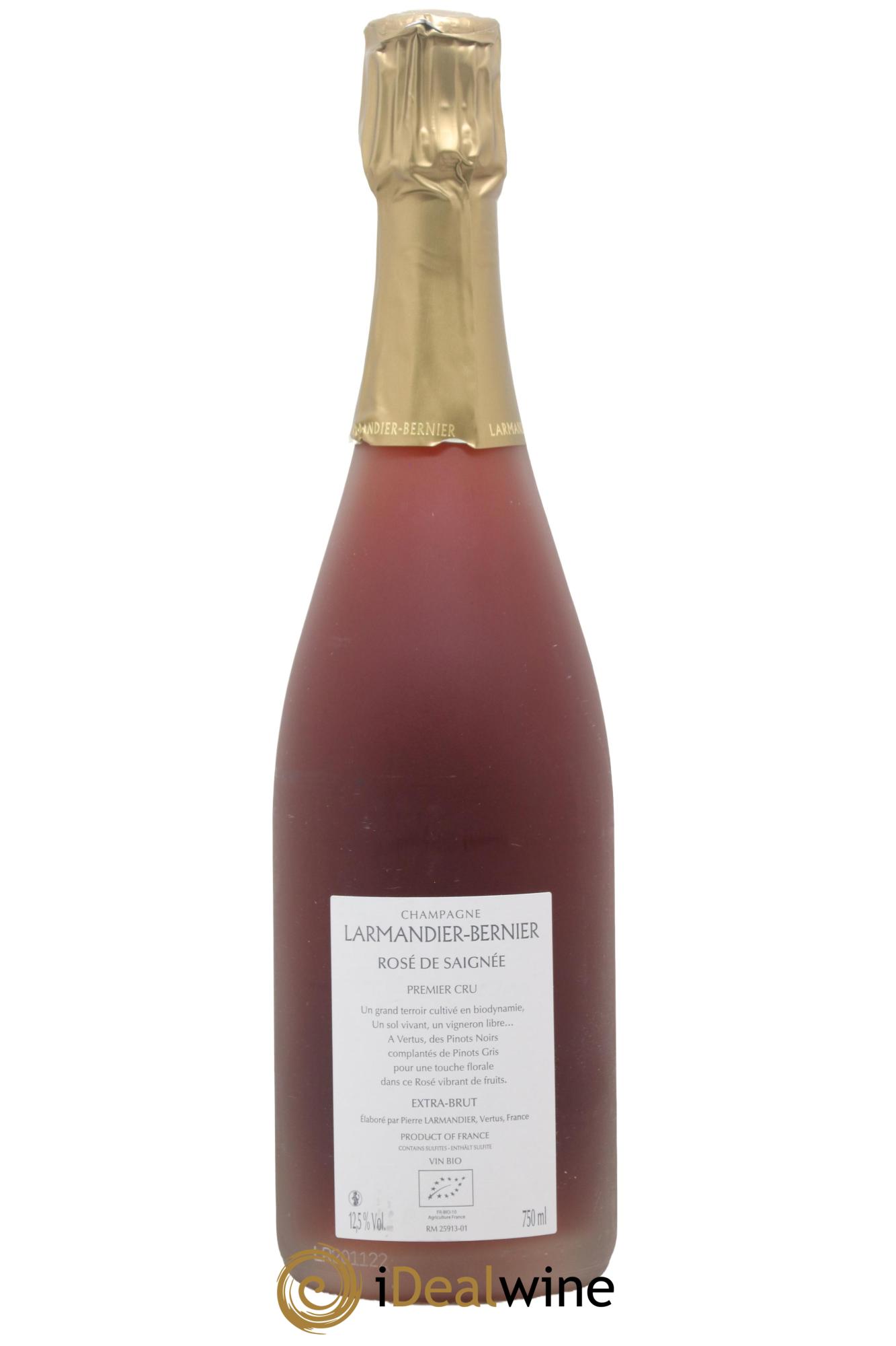 Rosé de saignée 1er Cru Extra-Brut Larmandier-Bernier  - Lotto di 1 bottiglia - 1