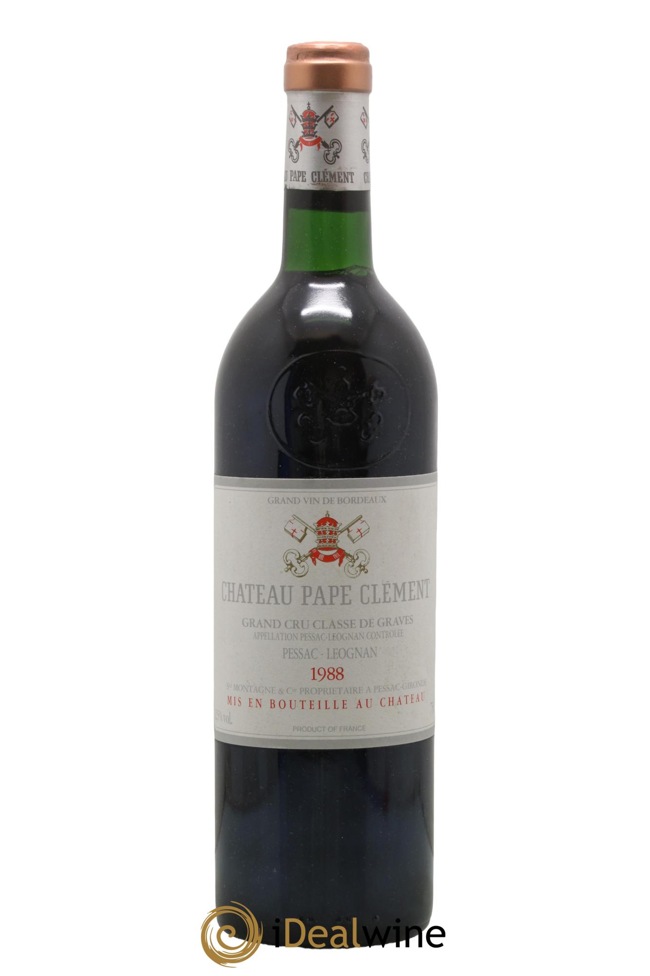 Château Pape Clément Cru Classé de Graves 1988 - Lot of 1 bottle - 0