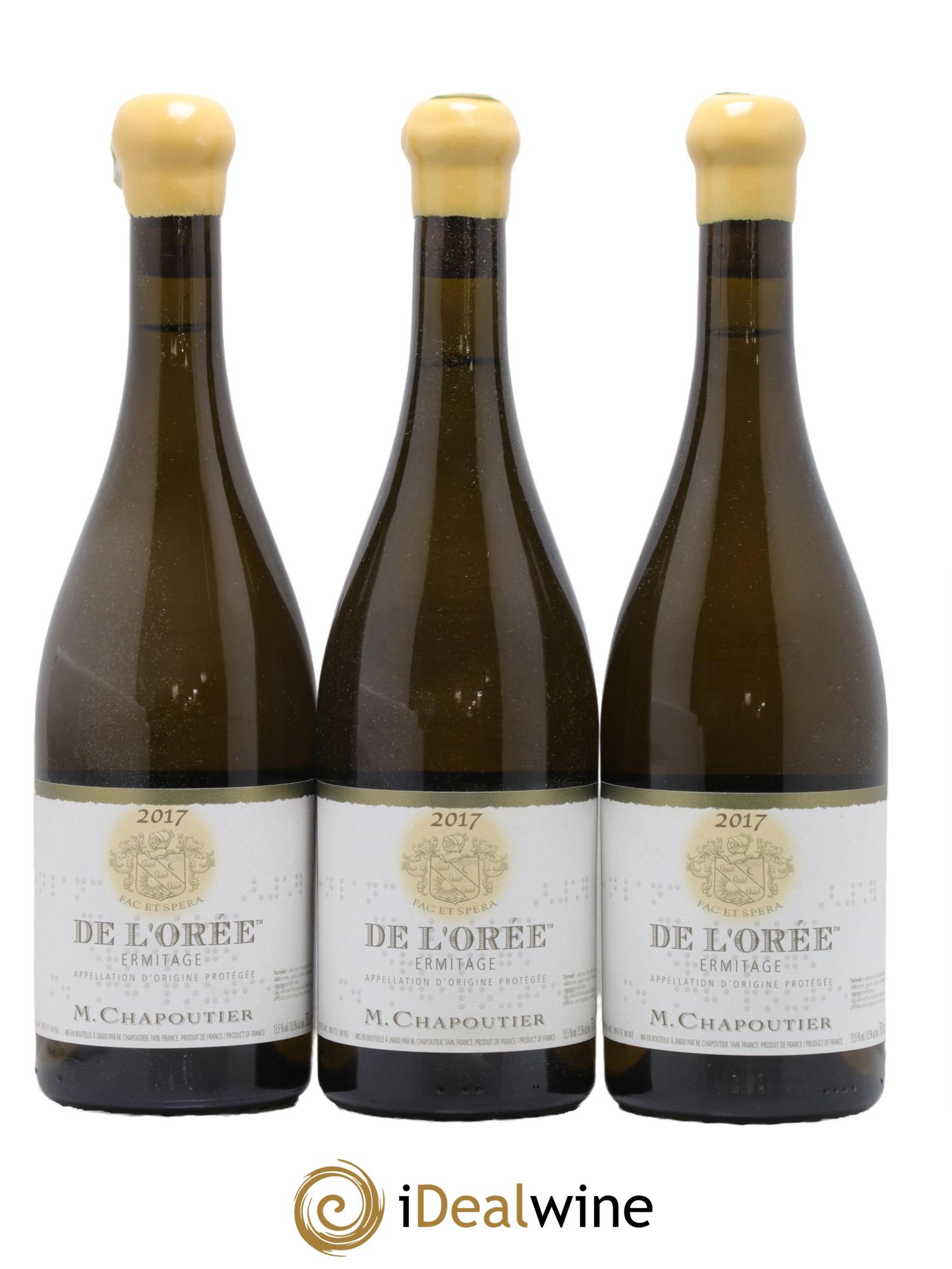 Hermitage Ermitage de l'Orée Chapoutier 2017 - Posten von 6 Flaschen - 2