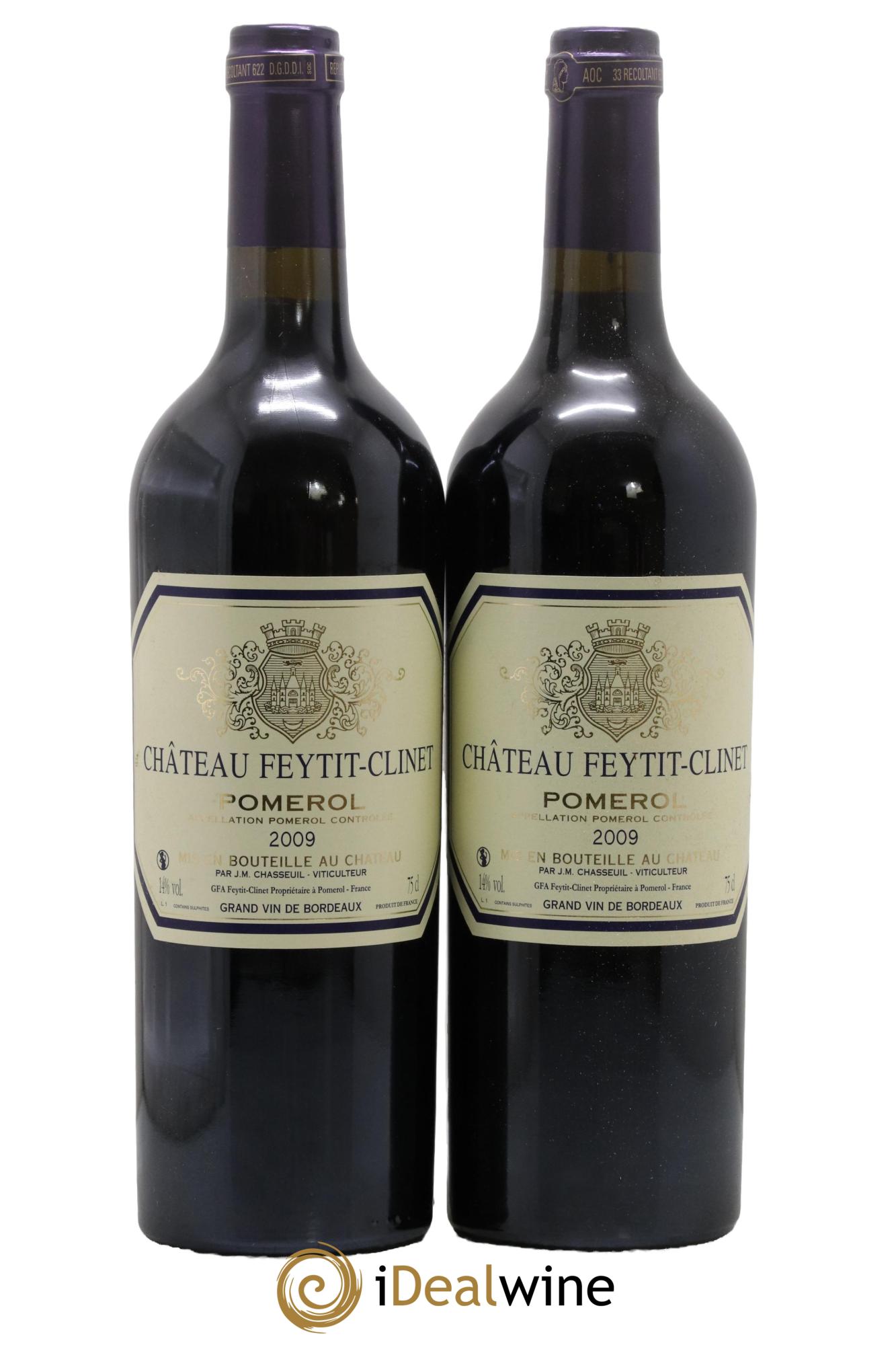 Château Feytit-Clinet 2009 - Lotto di 2 bottiglie - 0