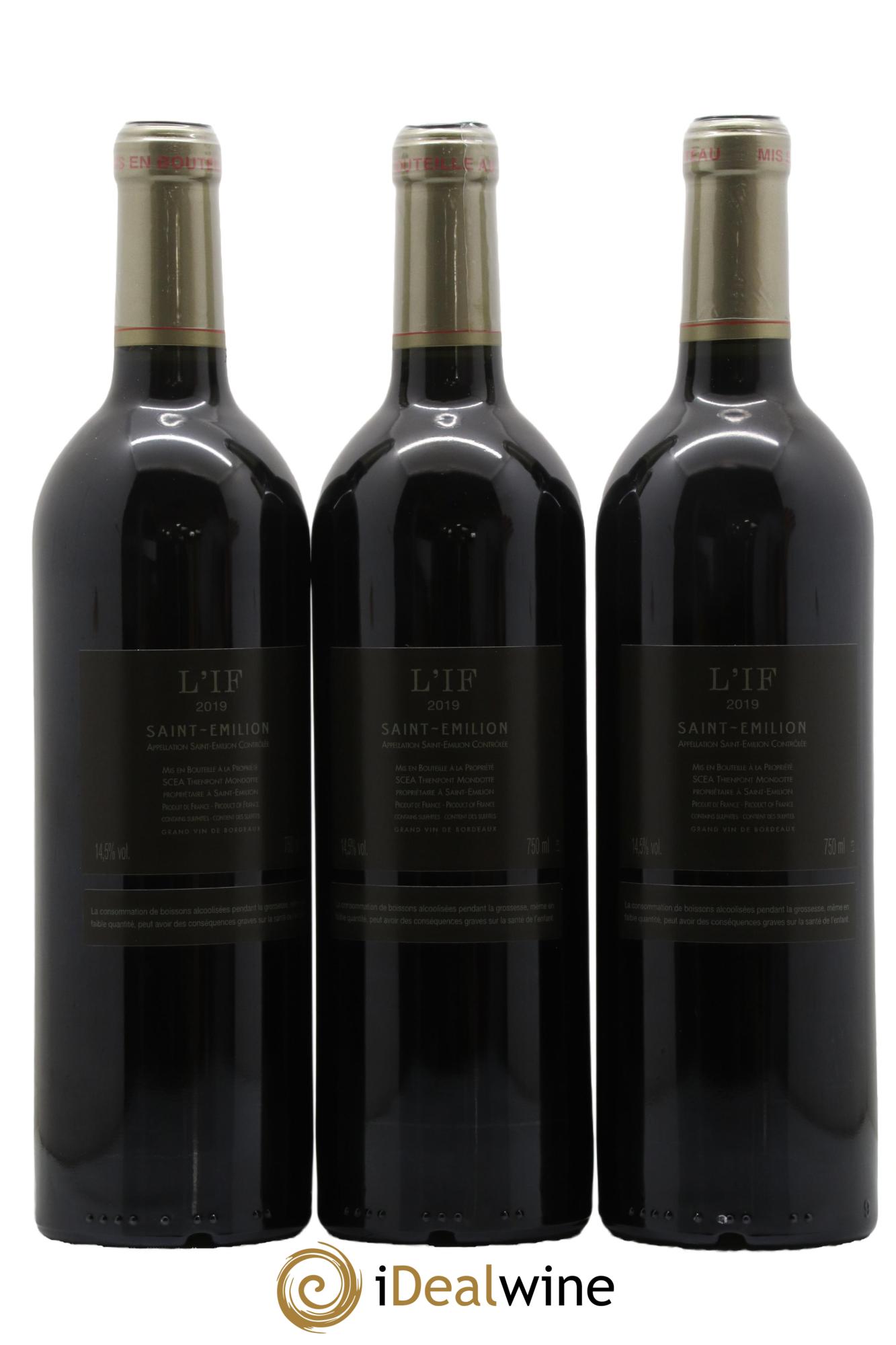 L'IF  2019 - Lot de 3 bouteilles - 1