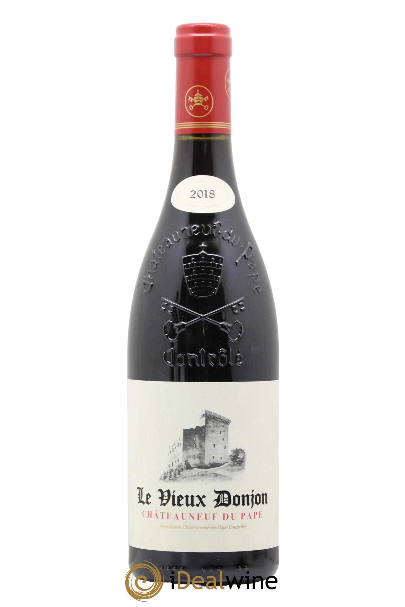 Châteauneuf-du-Pape Le Vieux Donjon Michel Lucien 2018 - Lot de 1 bouteille - 0