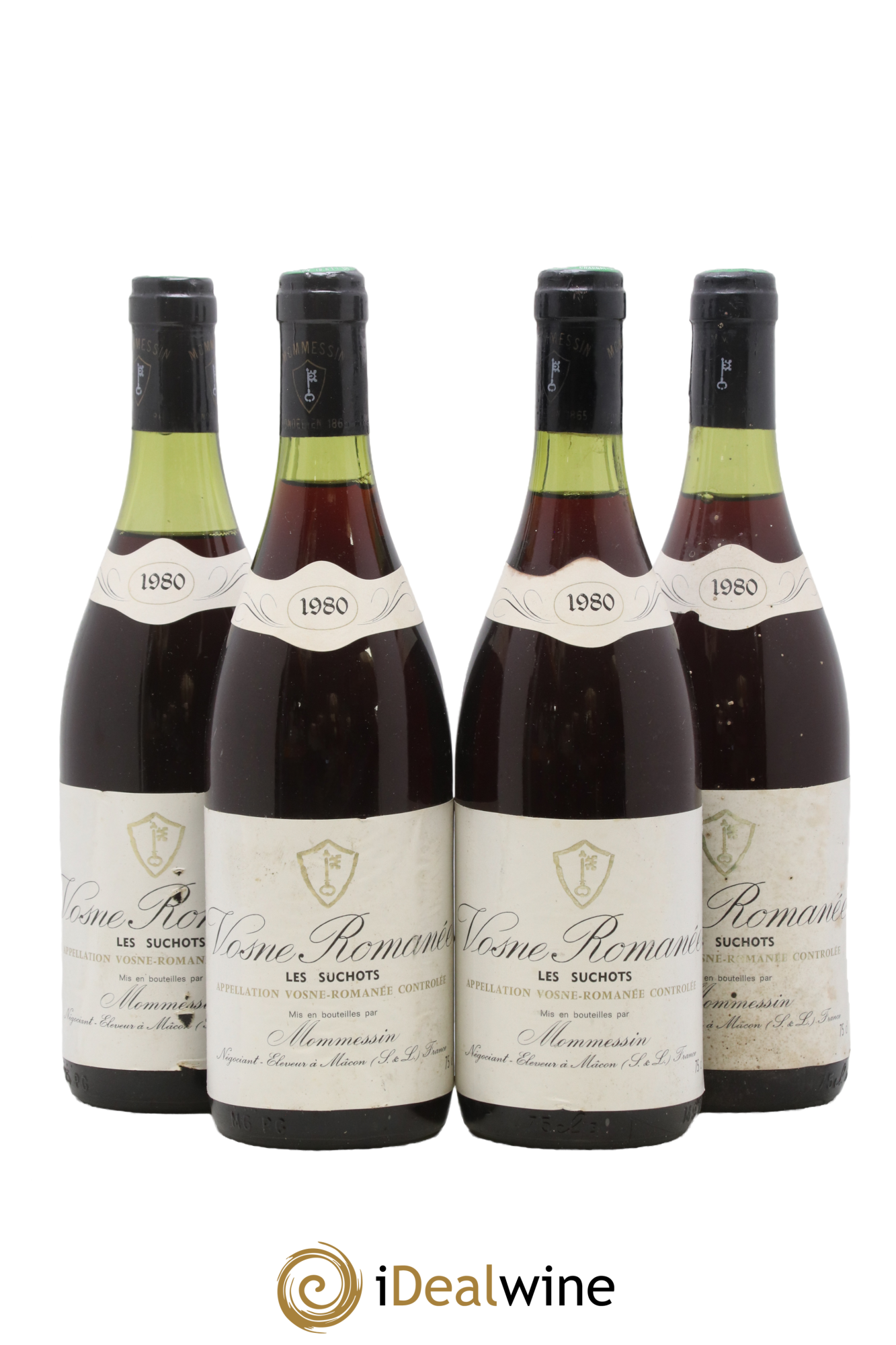 Vosne-Romanée Les Suchots Mommessin 1980 - Lot de 4 bouteilles - 0