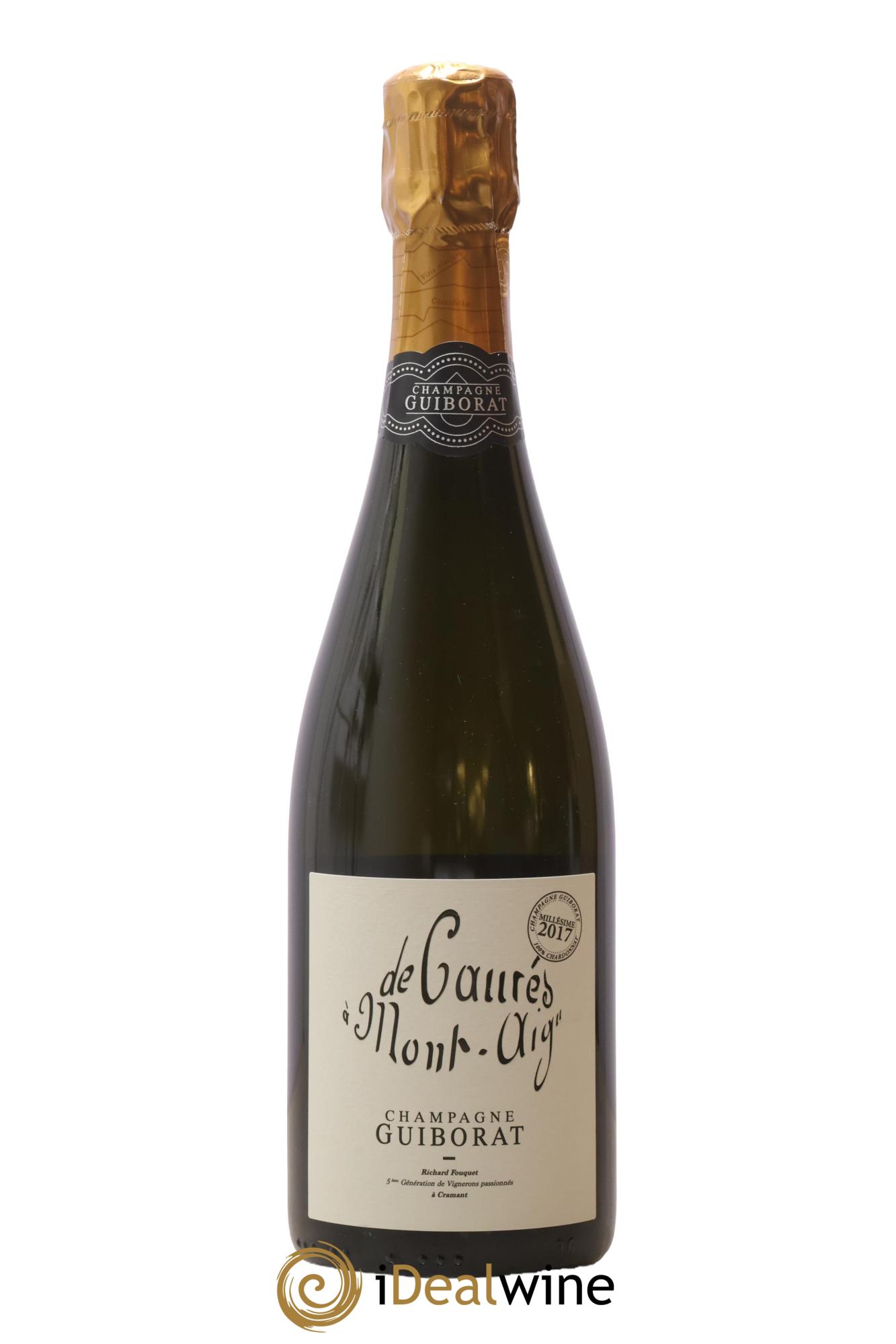 Blanc de Blancs Extra-Brut De Caurés à Mont-Aigü Guiborat 2017 - Lot of 1 bottle - 0