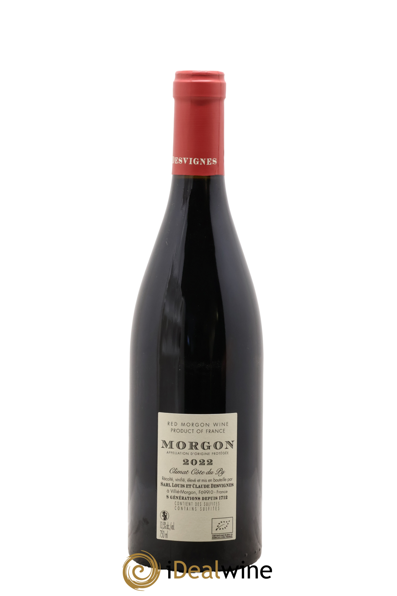 Morgon Côte du Py Louis-Claude Desvignes 2022 - Lotto di 1 bottiglia - 1