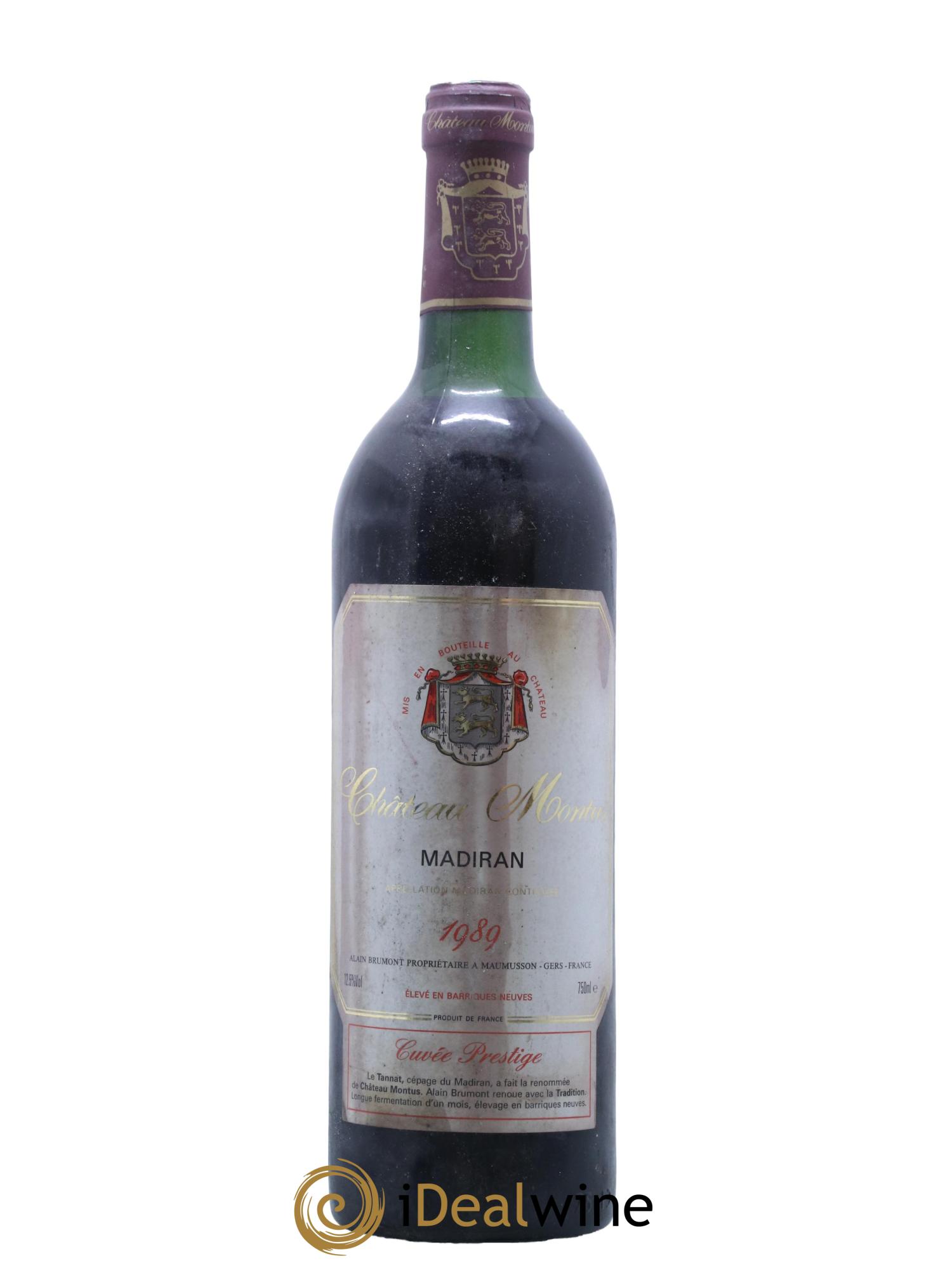 Madiran Château Montus-Prestige Alain Brumont 1989 - Lot de 1 bouteille - 0
