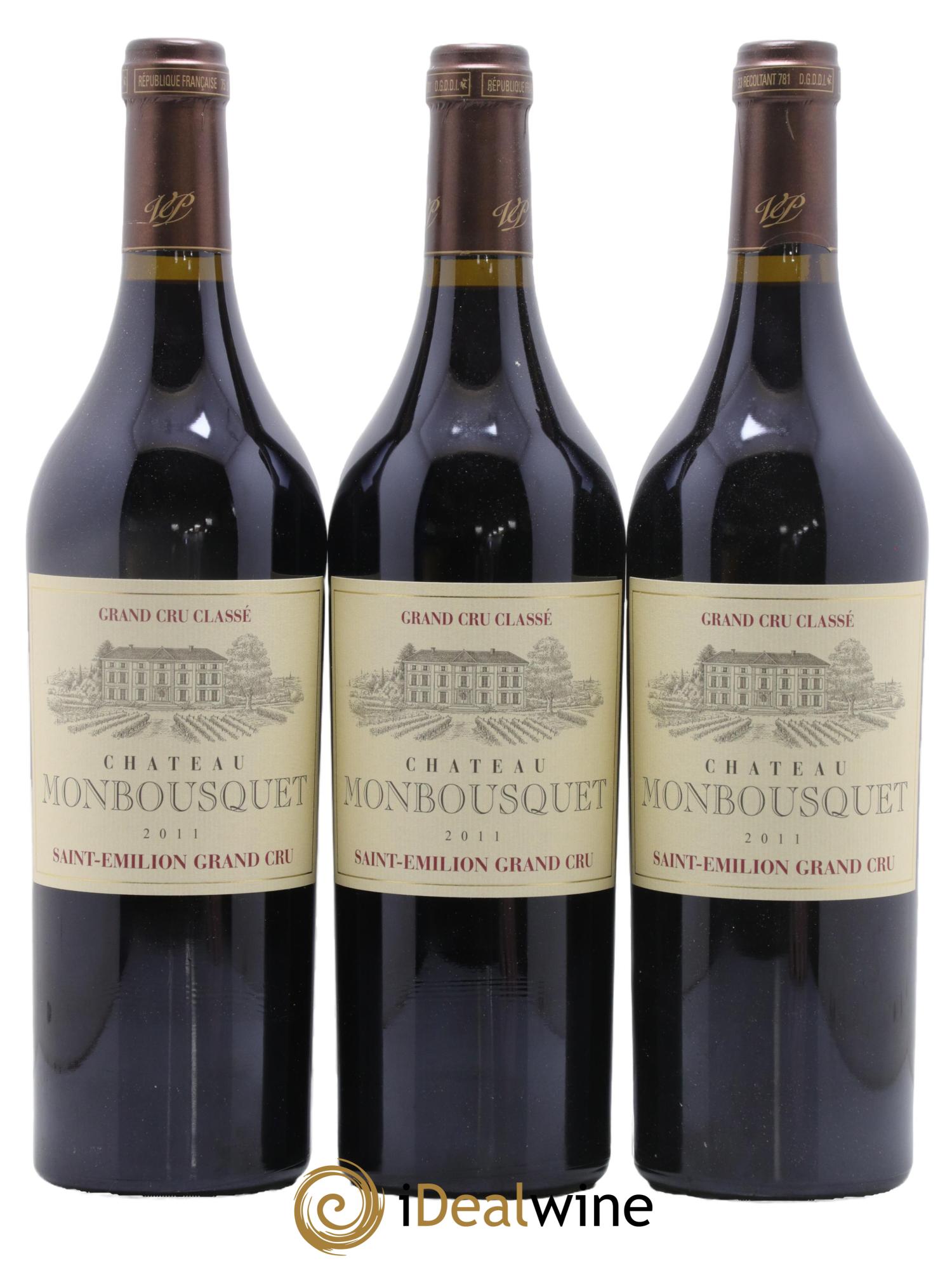 Château Monbousquet Grand Cru Classé 2011 - Lot de 12 bouteilles - 1