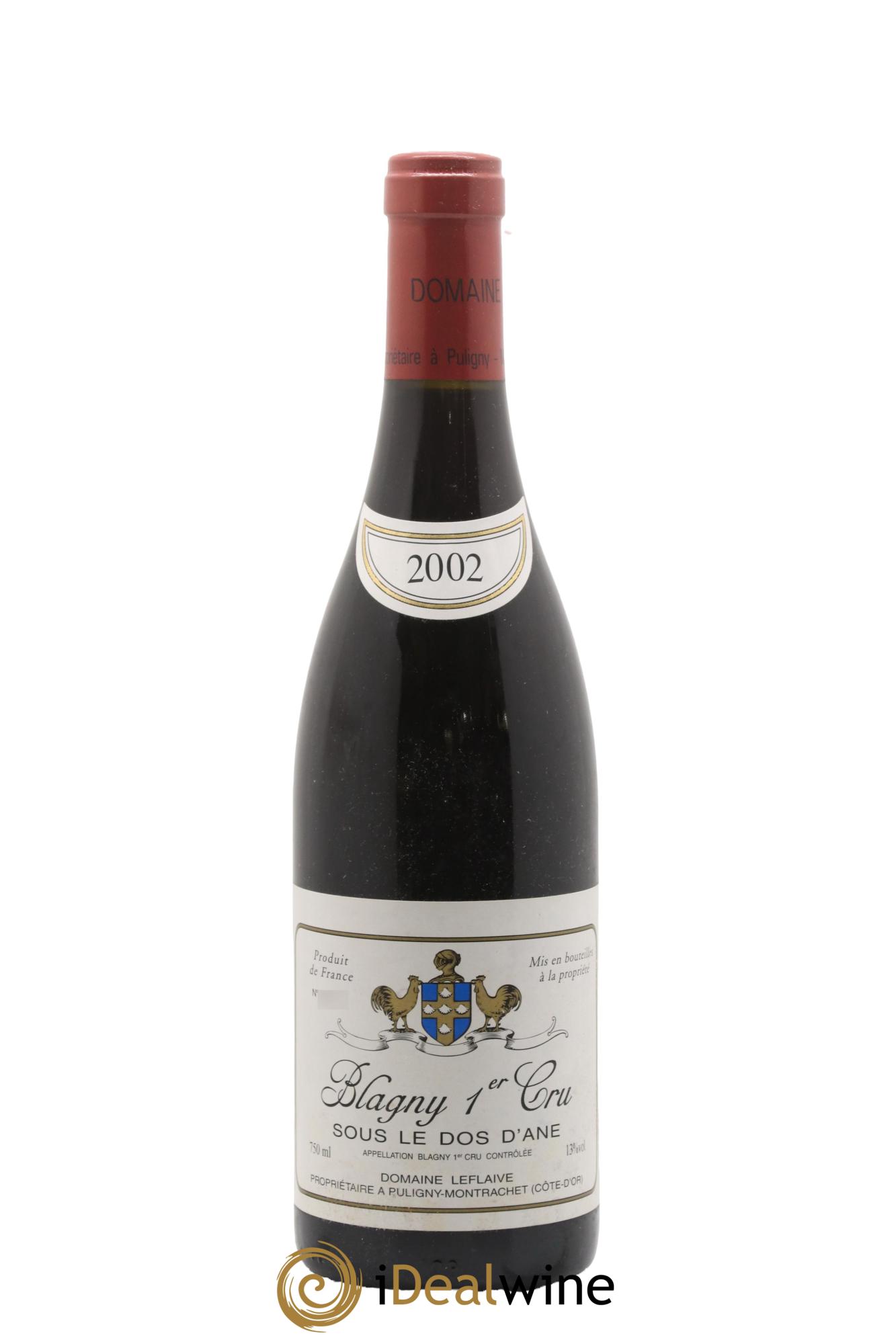 Blagny 1er Cru Sous le Dos d'Ane Leflaive (Domaine) 2002 - Lot de 1 bouteille - 0