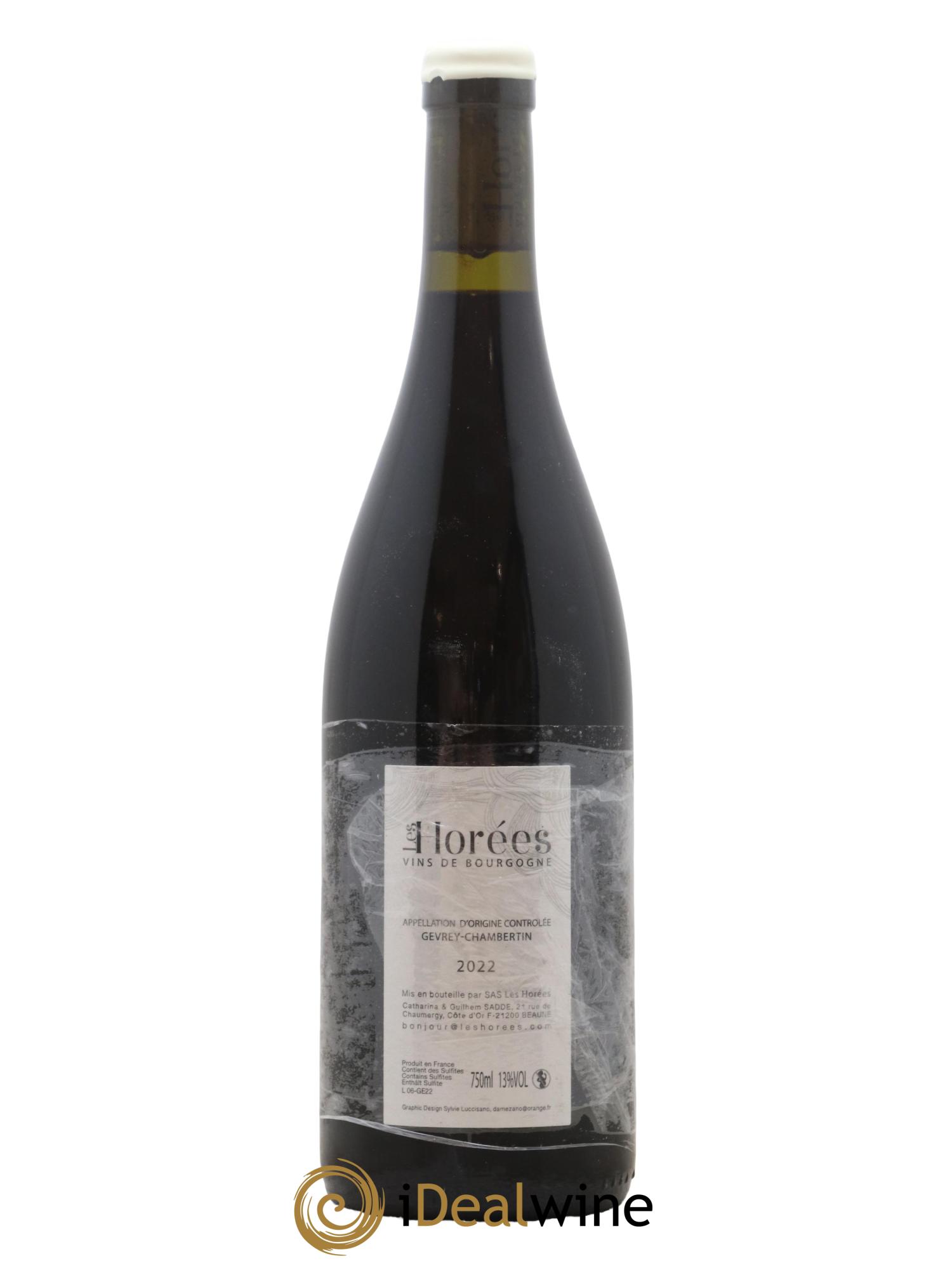 Gevrey-Chambertin En Reniard Les Horées 2022 - Lot de 1 bouteille - 1