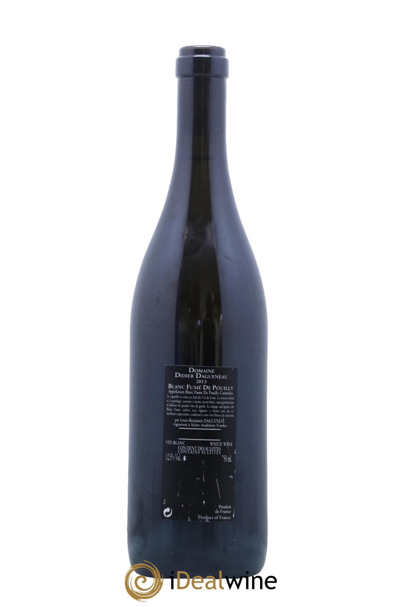 Vin de France (anciennement Pouilly-Fumé) Silex Dagueneau (Domaine Didier - Louis-Benjamin) 2013 - Lot de 1 bouteille - 1
