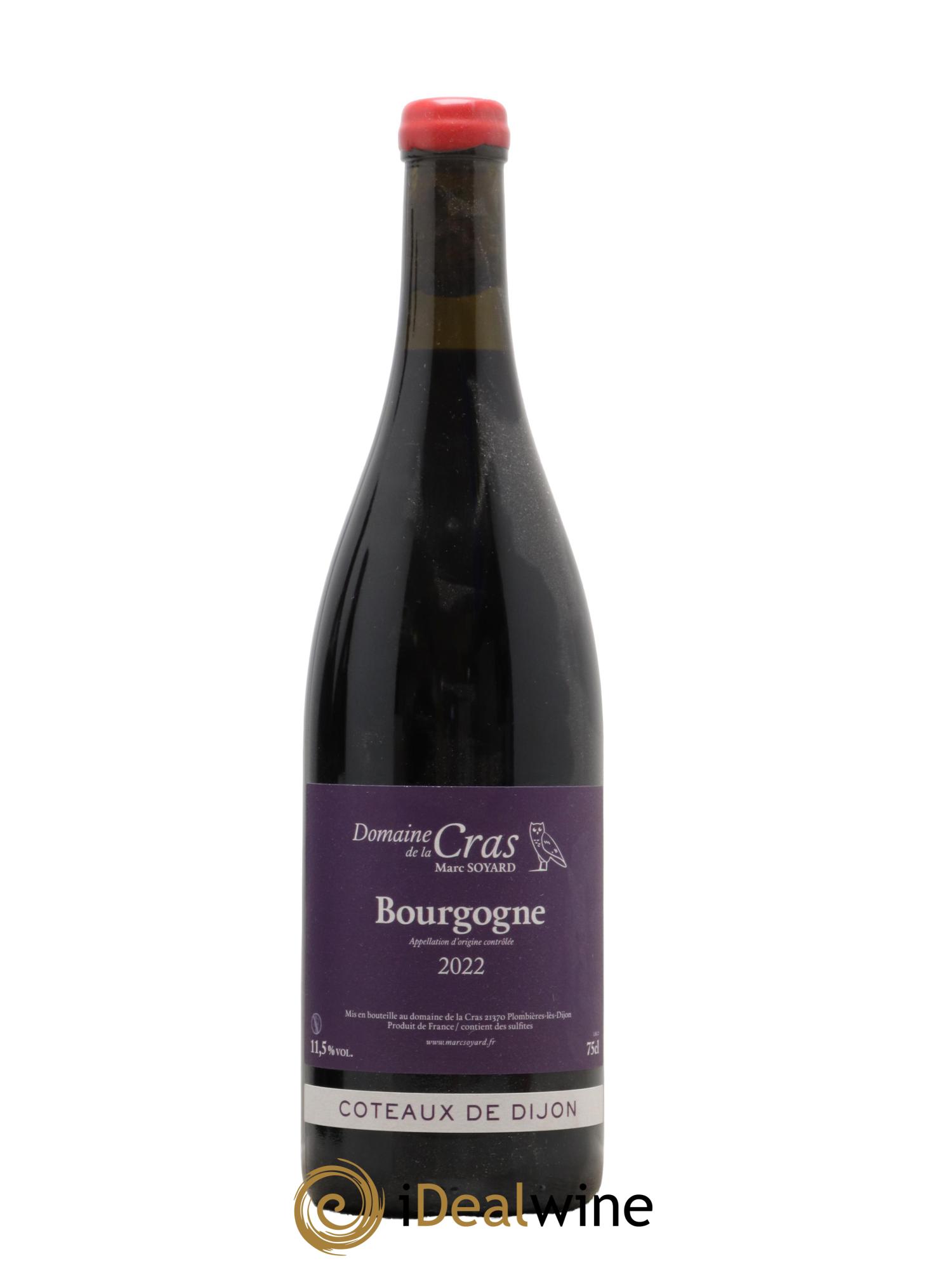 Coteaux de Dijon Domaine de la Cras - Marc Soyard 2022 - Lot de 1 bouteille - 0