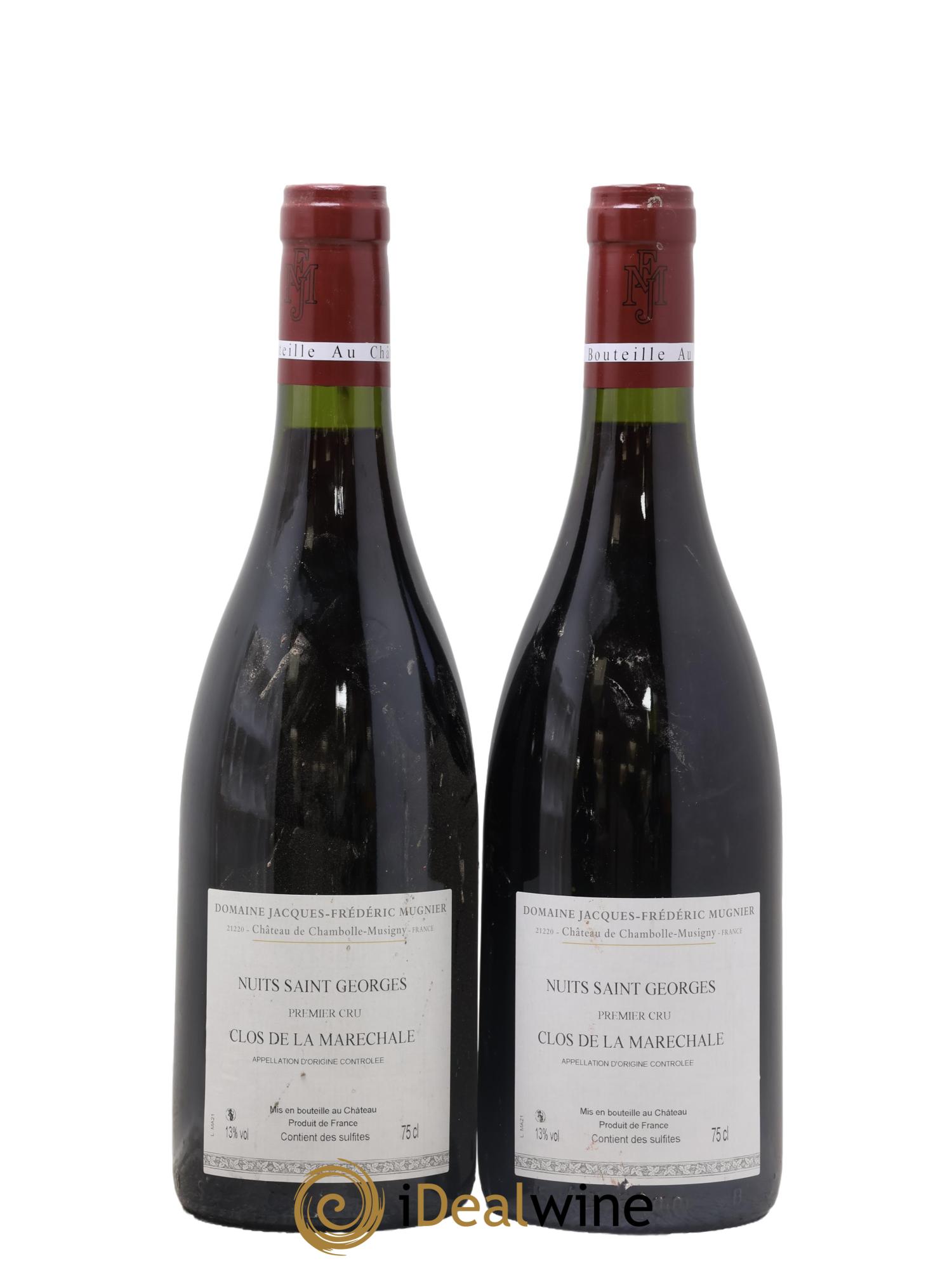 Nuits-Saint-Georges 1er Cru Clos de La Maréchale Jacques-Frédéric Mugnier 2021 - Lot de 2 bouteilles - 1