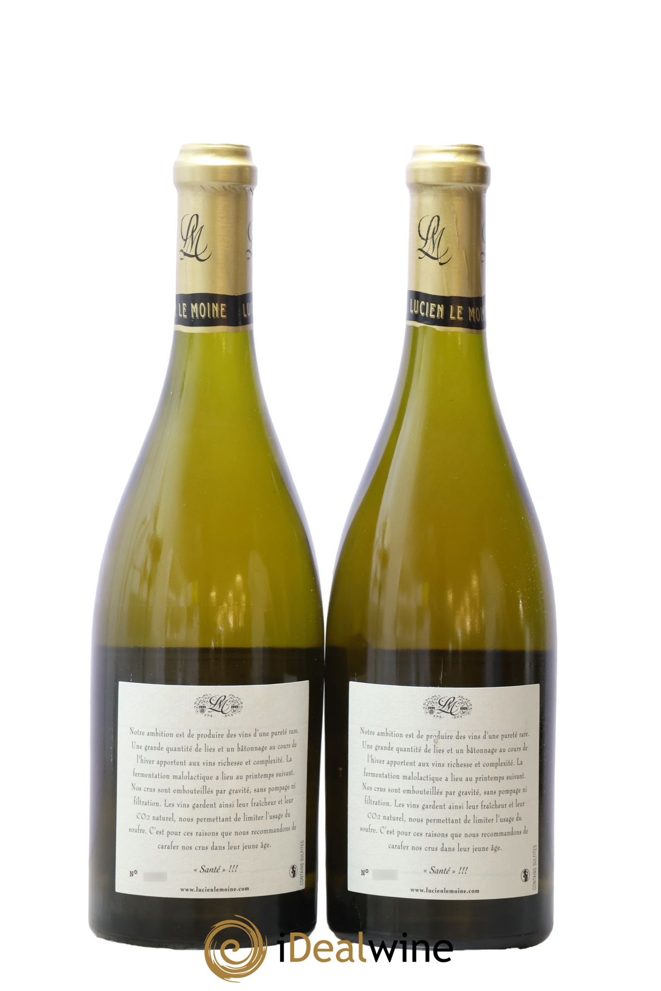 Bâtard-Montrachet Grand Cru Lucien Le Moine 2010 - Lot de 2 bouteilles - 1