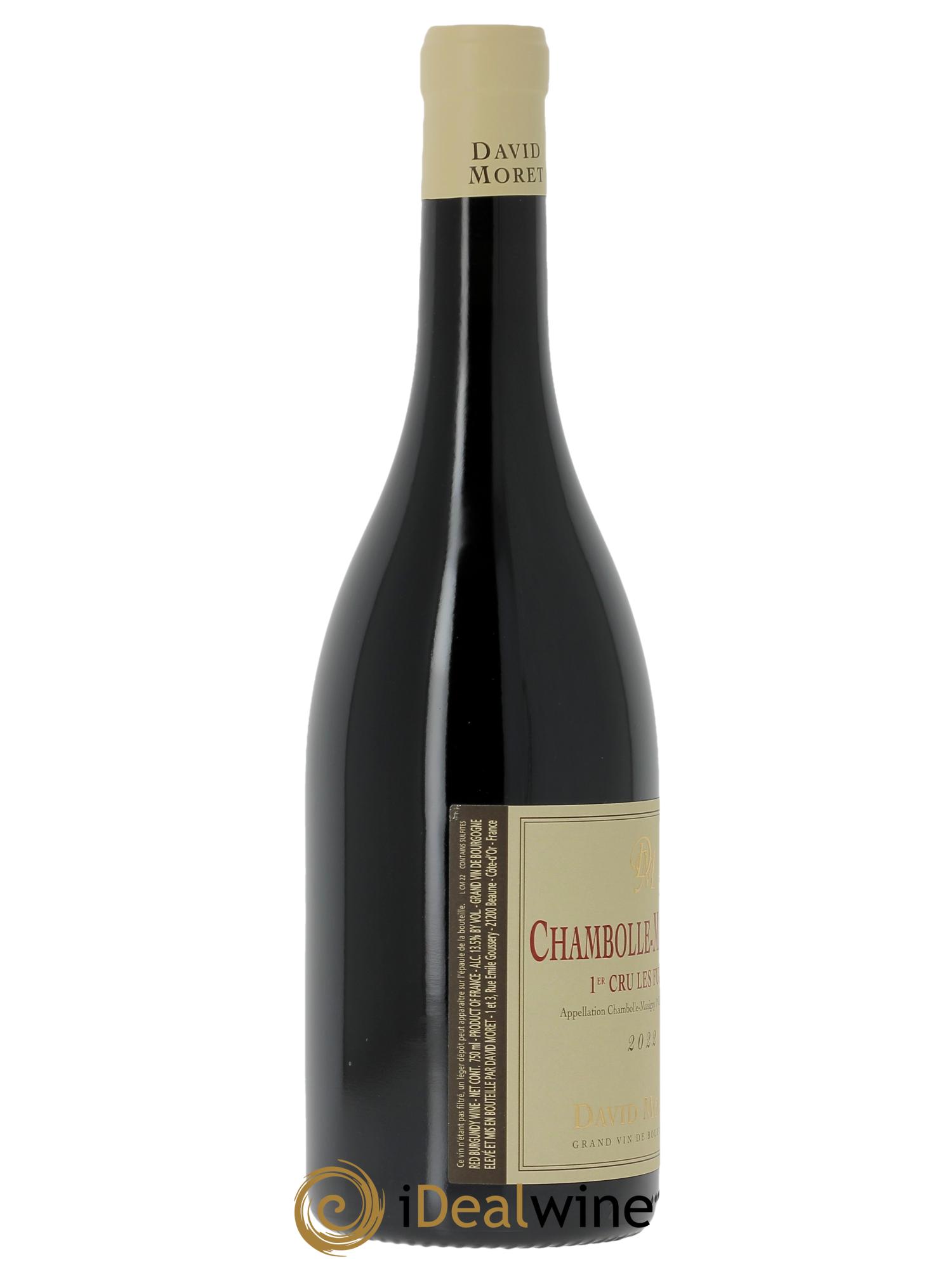 Chambolle-Musigny 1er Cru Les Fuées David Moret 2022 - Lot de 1 bouteille - 1