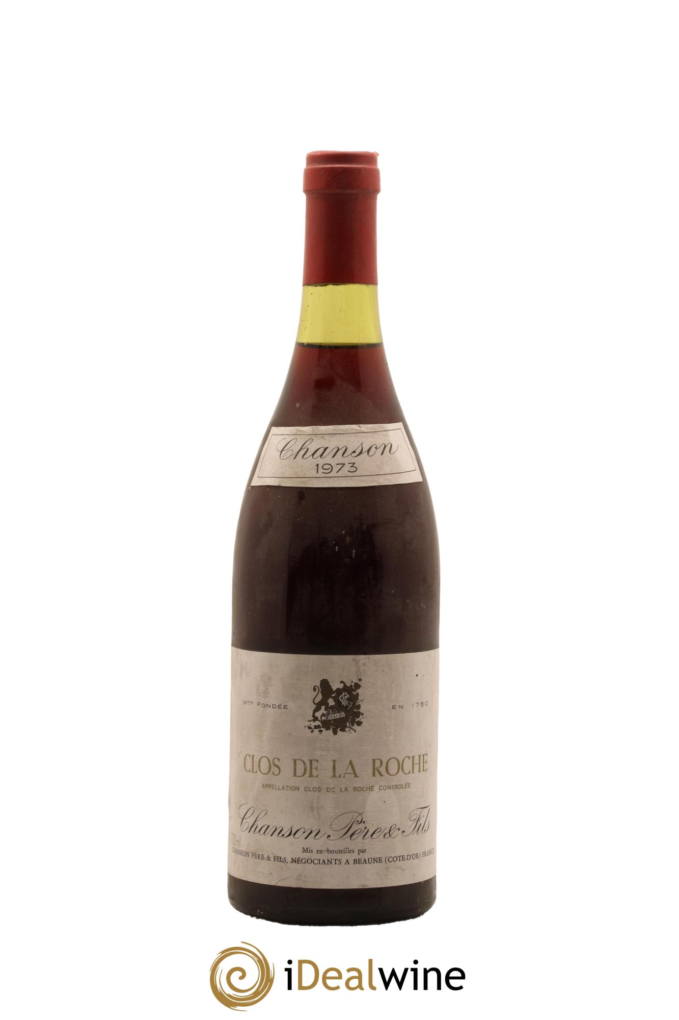 Clos de la Roche Grand Cru Chanson 1973 - Lot de 1 bouteille - 0