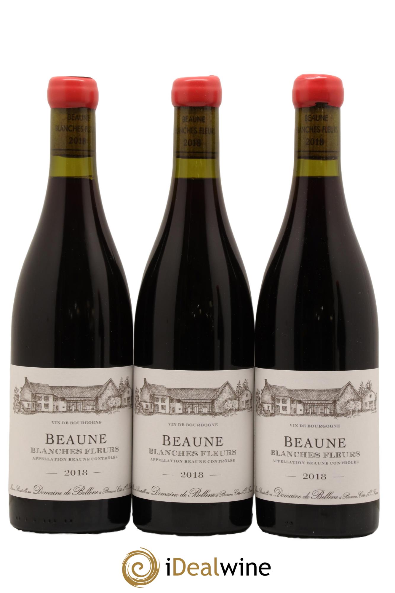 Beaune Blanches Fleurs Domaine de Bellene 2018 - Lot de 3 bouteilles - 0