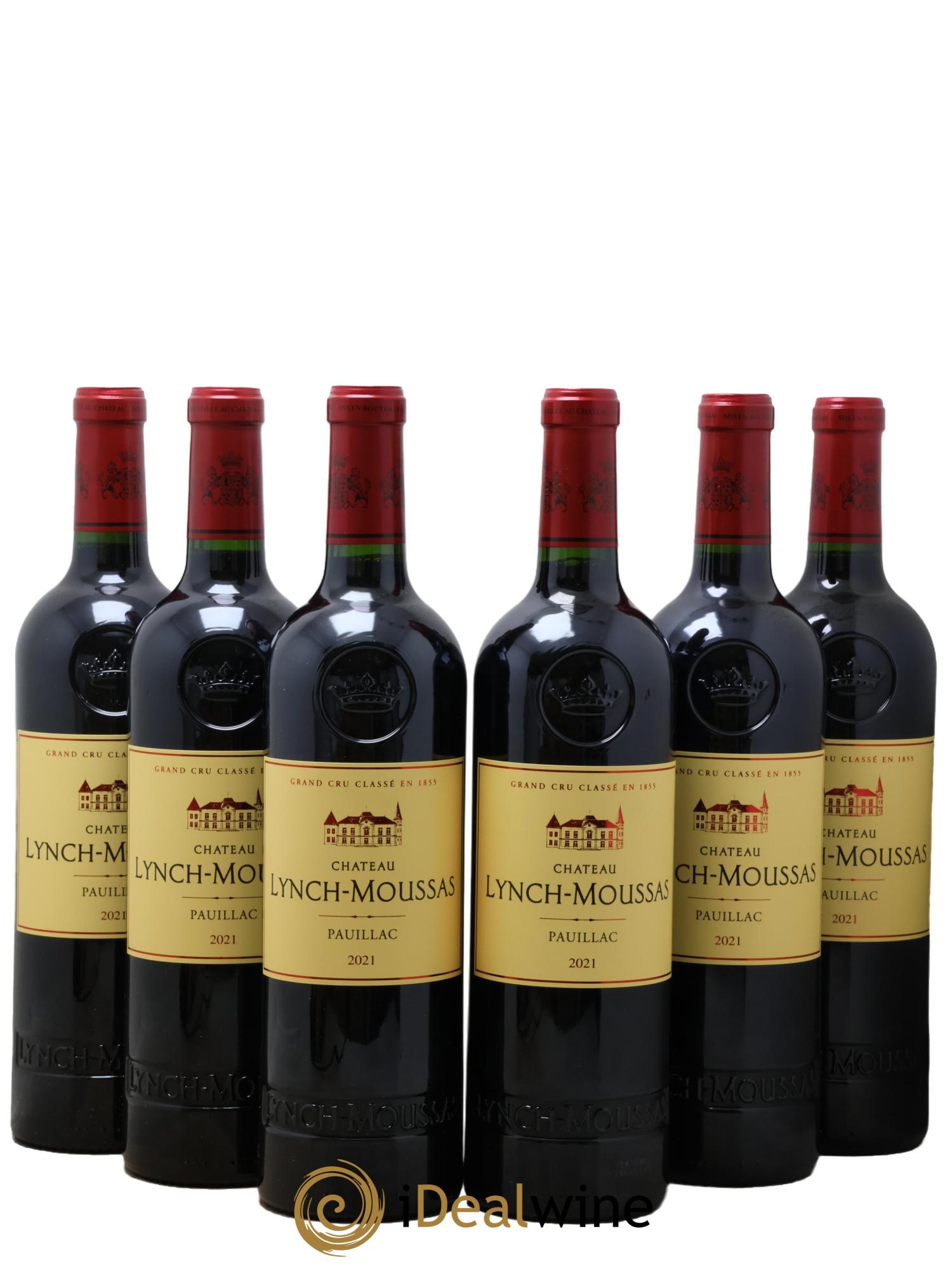 Château Lynch Moussas 5ème Grand Cru Classé 2021 - Posten von 6 Flaschen - 0