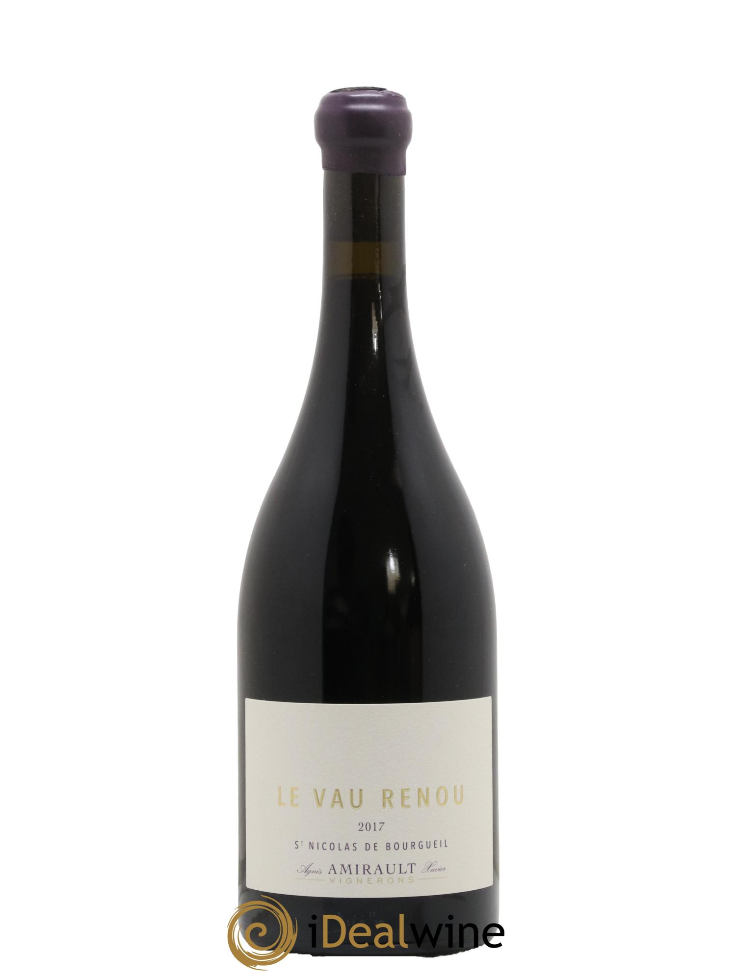 Saint-Nicolas de Bourgueil Le Vau Renou Agnès et Xavier Amirault 2017 - Lot de 1 bouteille - 0