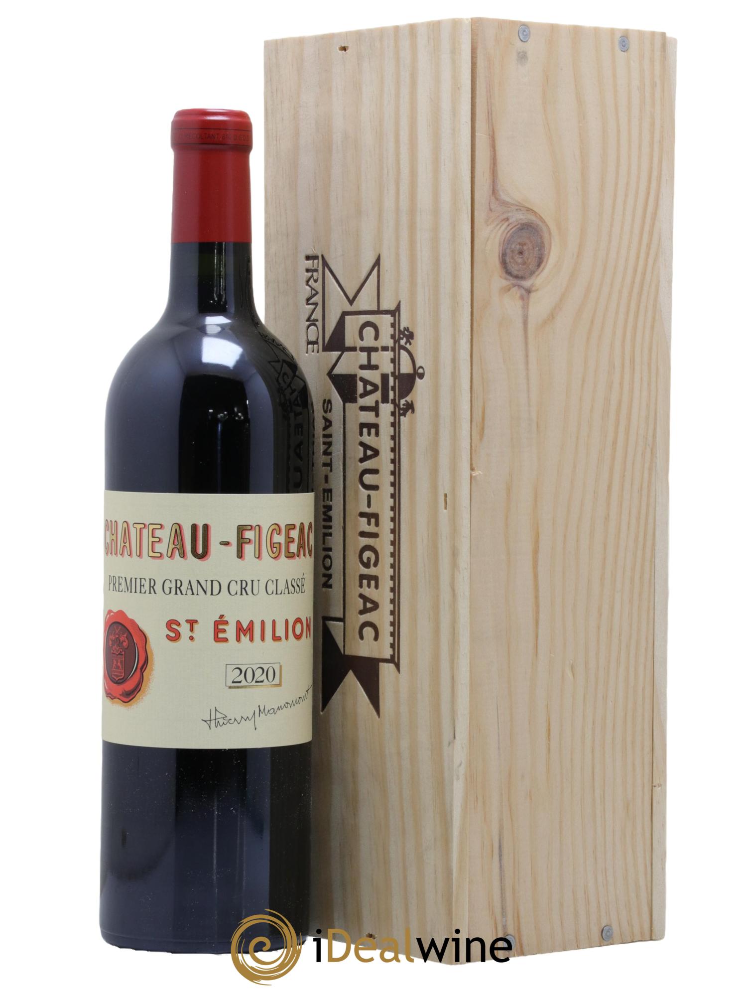 Château Figeac 1er Grand Cru Classé A 2020 - Lot de 1 bouteille - 0