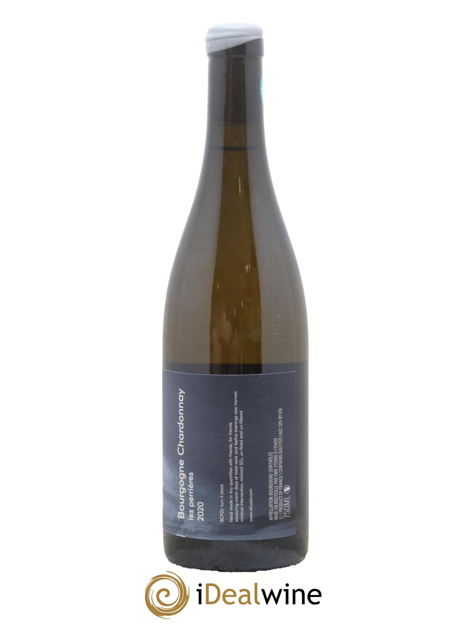 Bourgogne Chardonnay Les Perrieres Si Tu Sais 2020 - Lot de 1 bouteille - 1