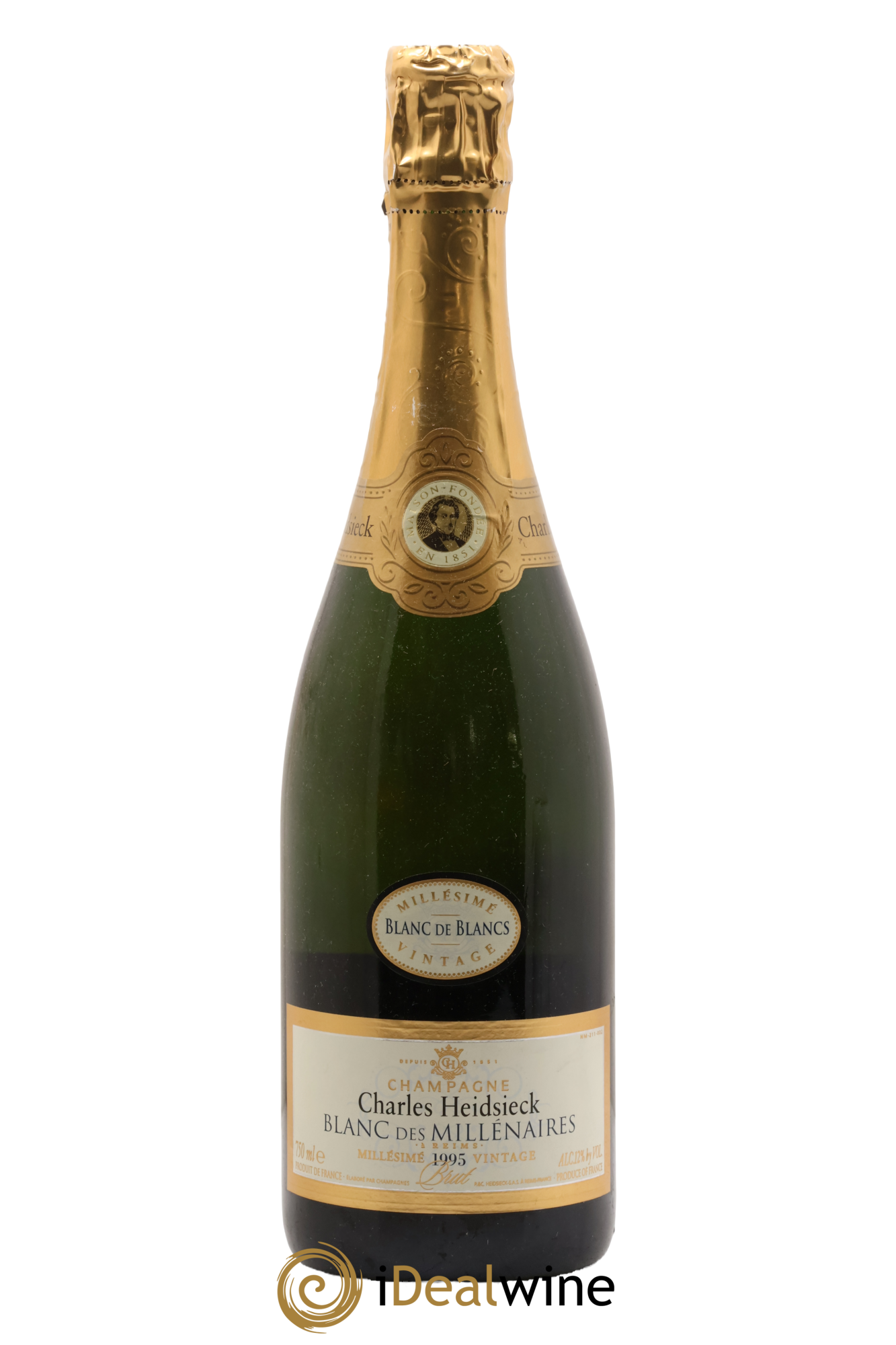 Blanc de Blancs Blanc des Millénaires Brut Charles Heidsieck 1995 - Posten von 1 Flasche - 1