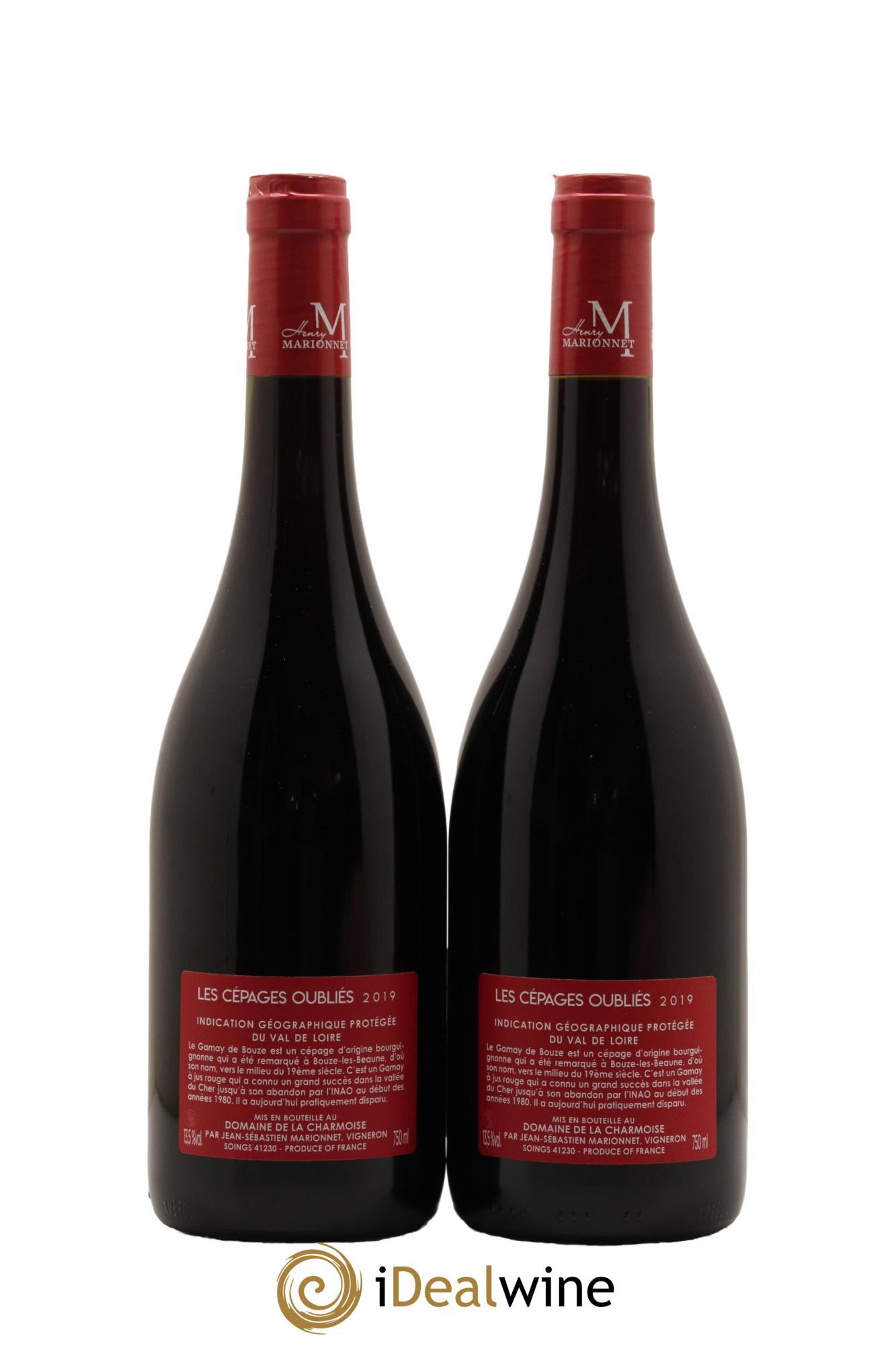 Val de Loire Gamay de Bouze cépages oubliés Henry Marionnet 2019 - Lotto di 2 bottiglie - 1