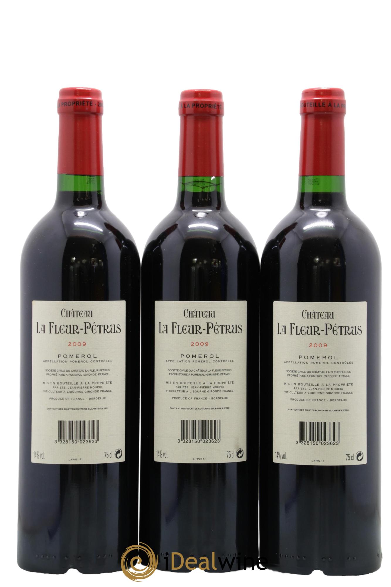 Château la Fleur Petrus 2009 - Lot de 3 bouteilles - 1