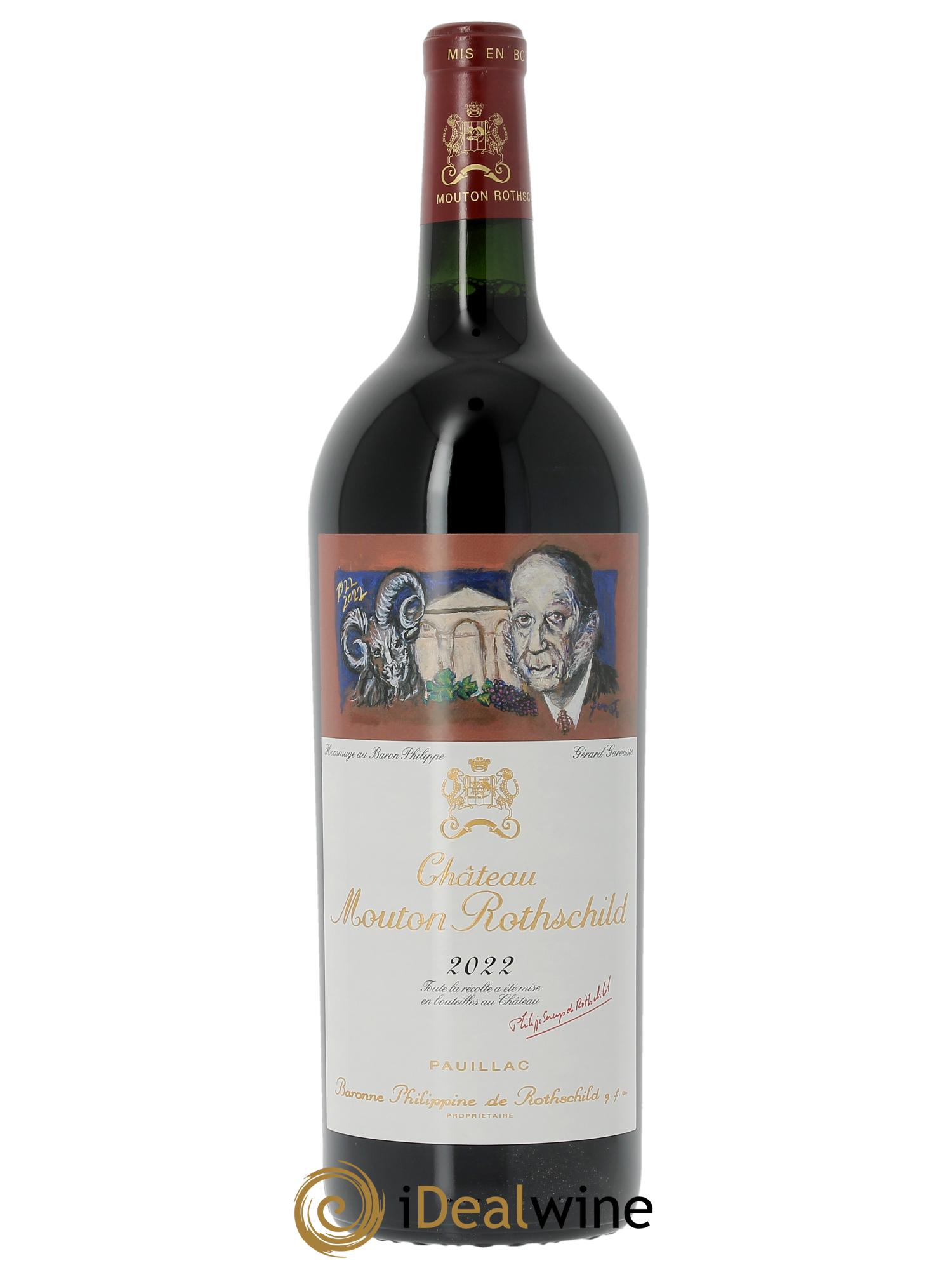 Château Mouton Rothschild 1er Grand Cru Classé (OWC if 3 mgs) 2022 - Lot of 1 magnum - 0