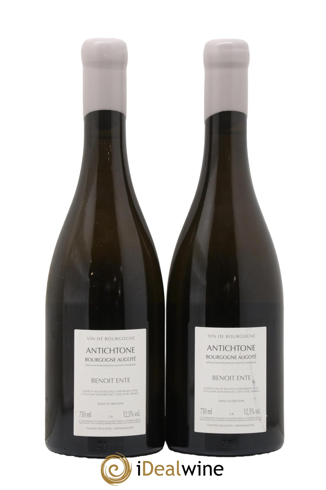 Bourgogne Aligoté Antichtone Benoit Ente 2023 - Posten von 2 Flaschen - 1