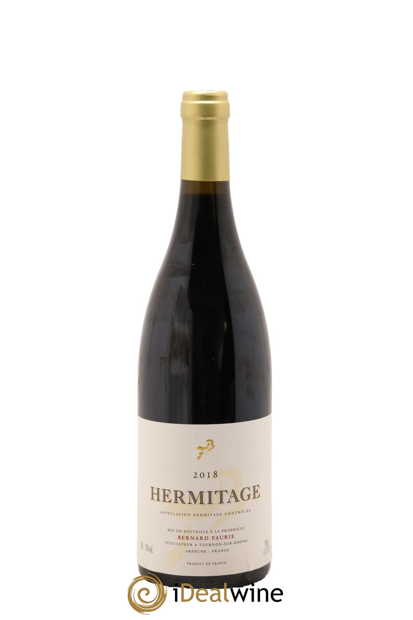 Hermitage Bessards Méal (capsule dorée) Bernard Faurie 2018 - Lot de 1 bouteille - 0