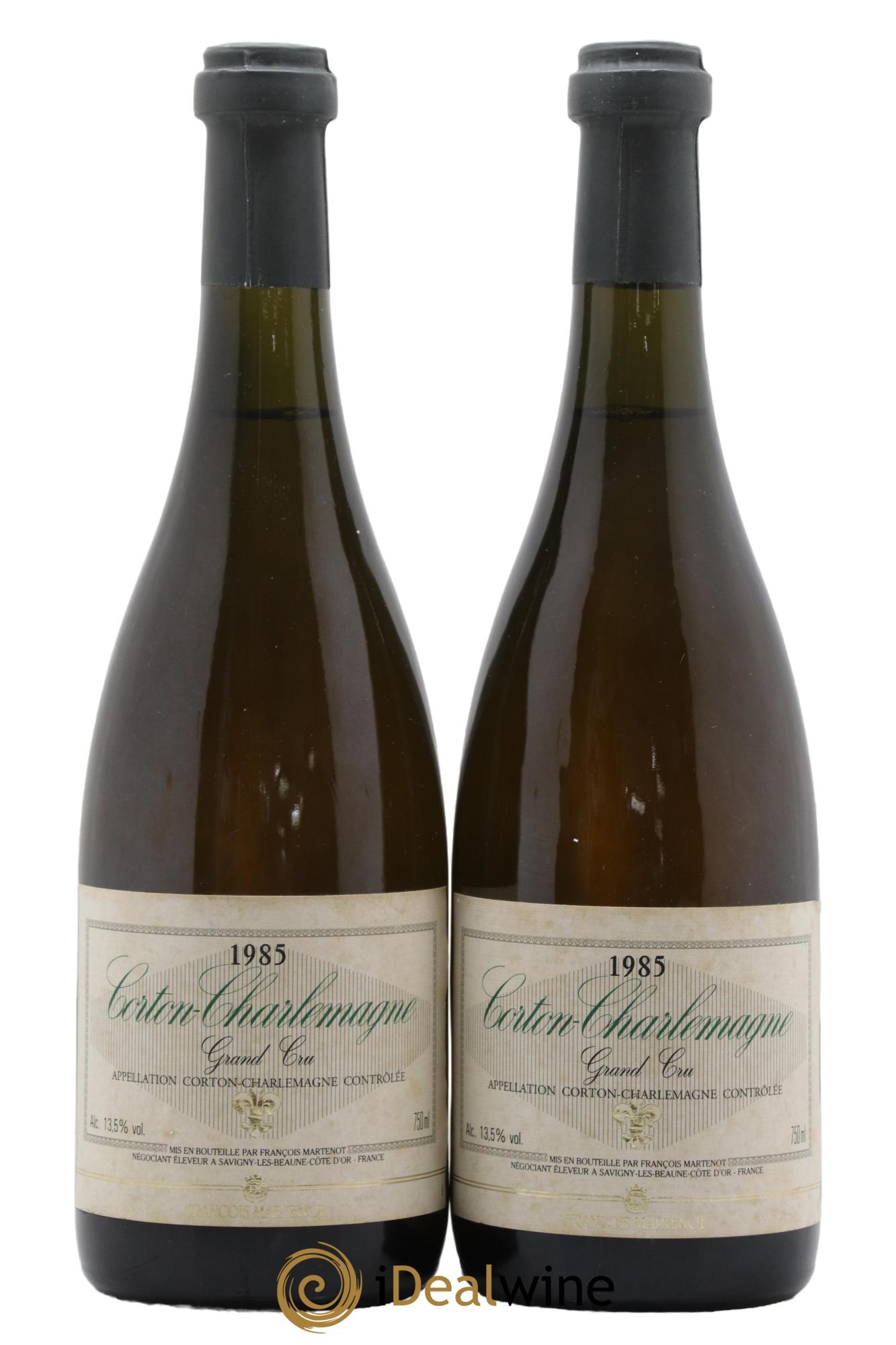 Corton-Charlemagne Grand Cru François Martenot 1985 - Lot de 2 bouteilles - 0