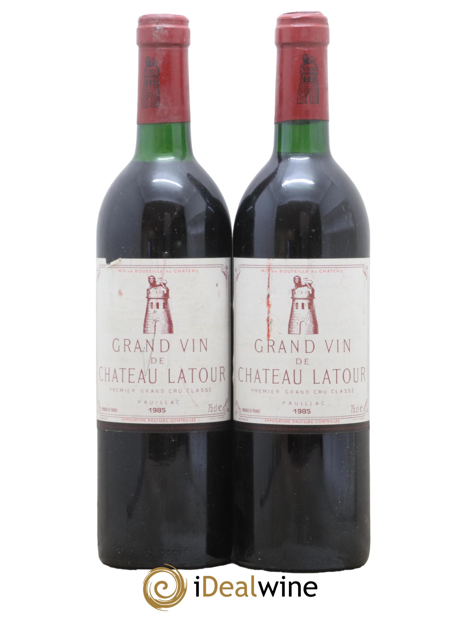 Château Latour 1er Grand Cru Classé 1985 - Lot de 2 bouteilles - 0