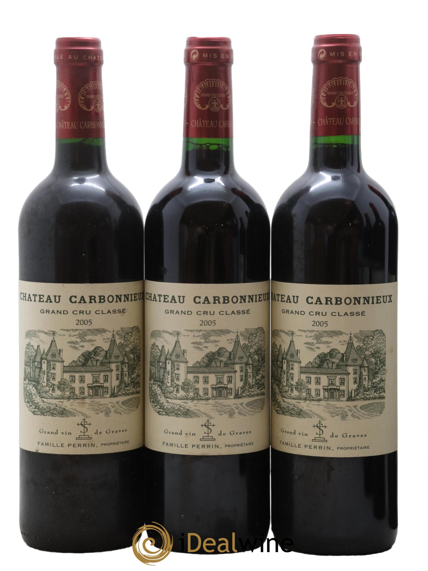 Château Carbonnieux Cru Classé de Graves 2005 - Lot de 6 bouteilles - 2