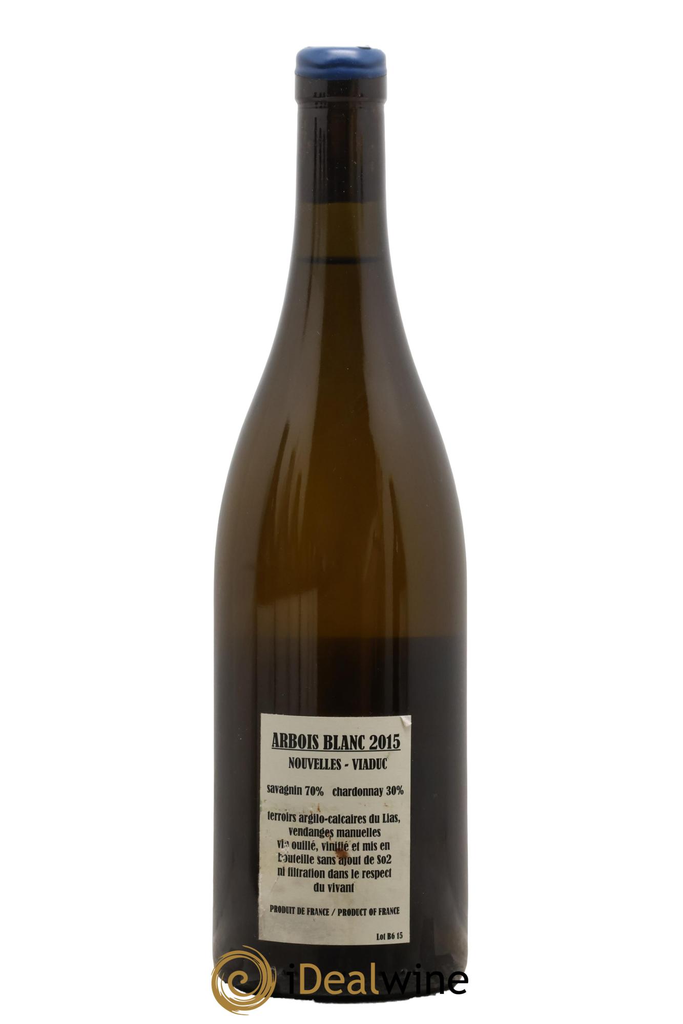 Arbois Savagnin Chardonnay Nouvelles-Viaduc Adeline Houillon & Renaud Bruyère 2015 - Posten von 1 Flasche - 1