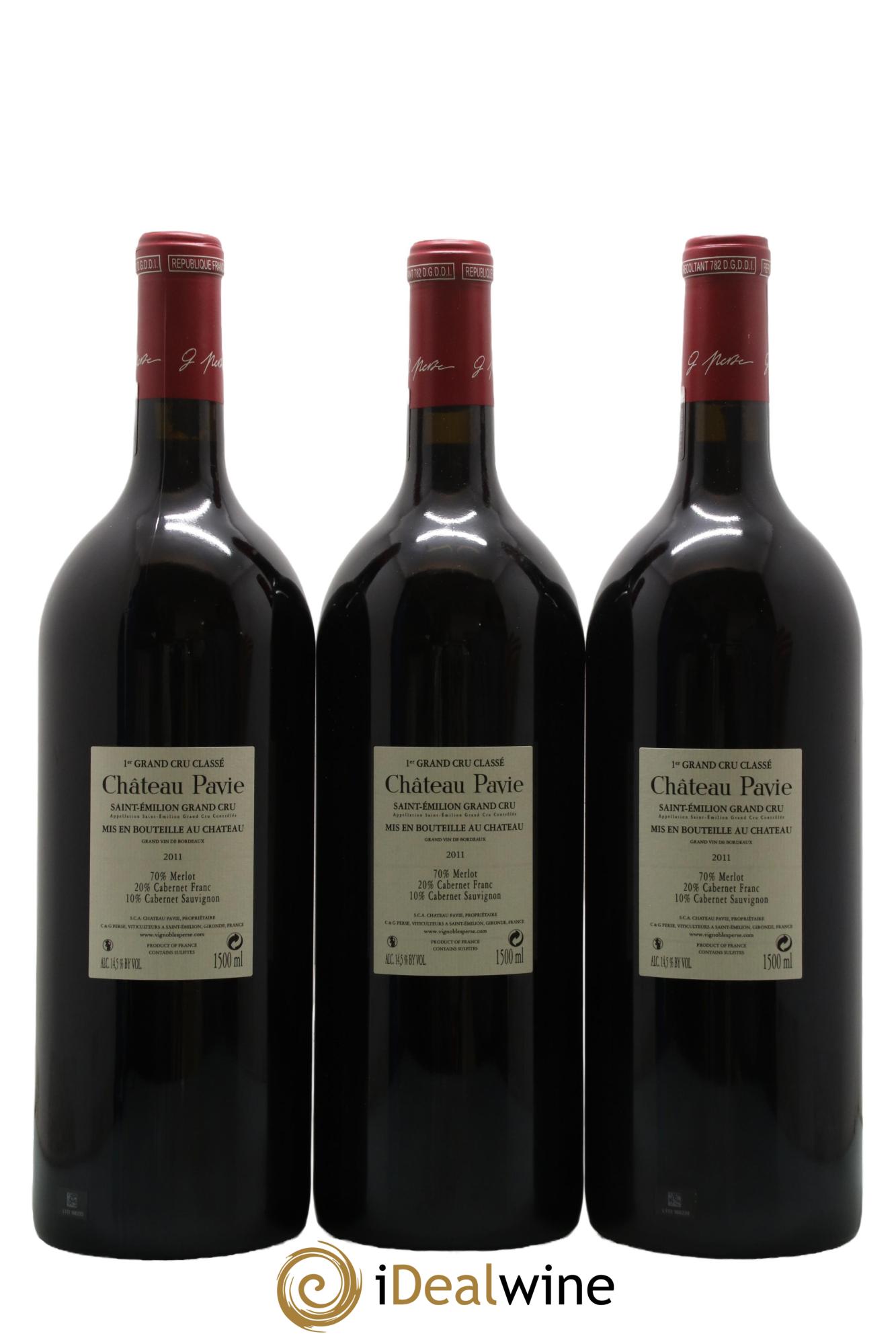 Château Pavie 1er Grand Cru Classé A 2011 - Lot de 6 magnums - 3
