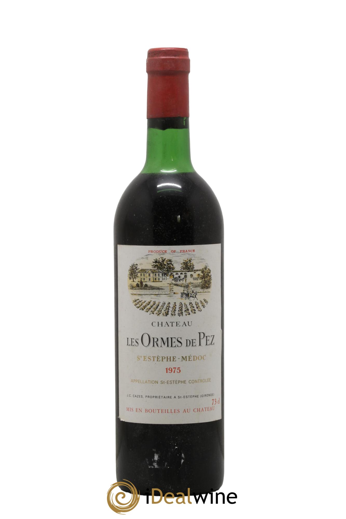 Château les Ormes de Pez 1975 - Lot de 1 bouteille - 0