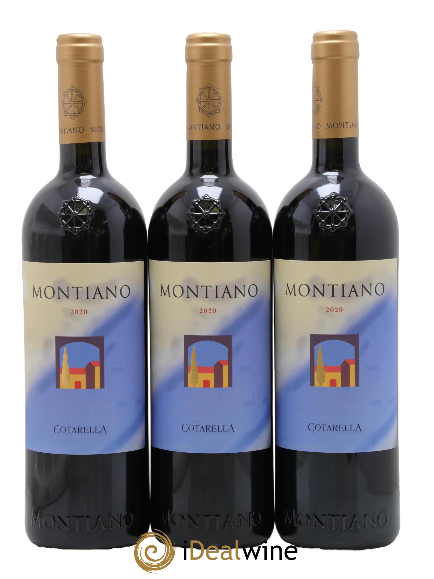 Italie Lazio Montiano Cotarella 2020 - Lot de 3 bouteilles - 0