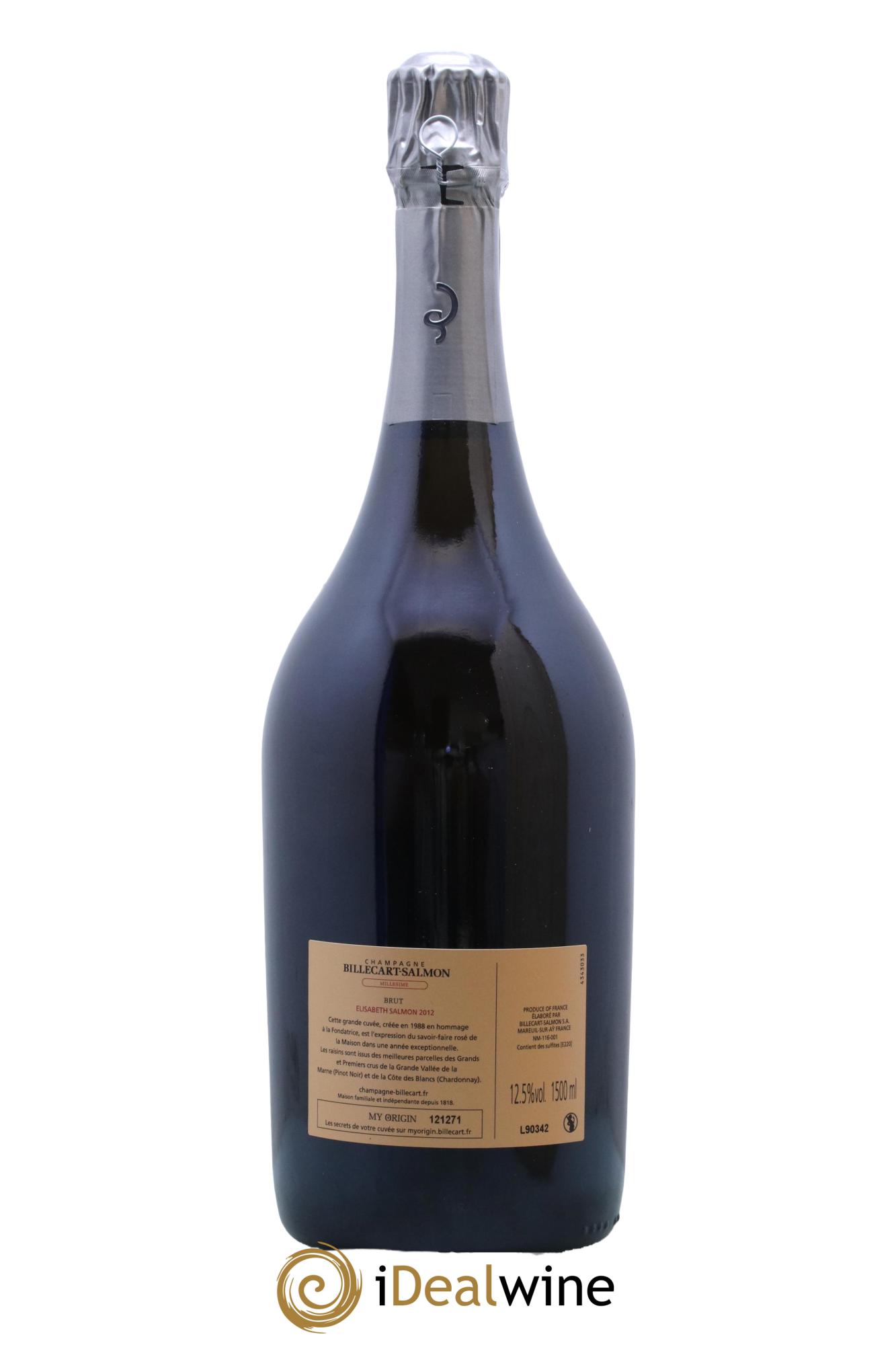 Elisabeth Salmon Billecart-Salmon  2012 - Lot de 1 magnum - 2