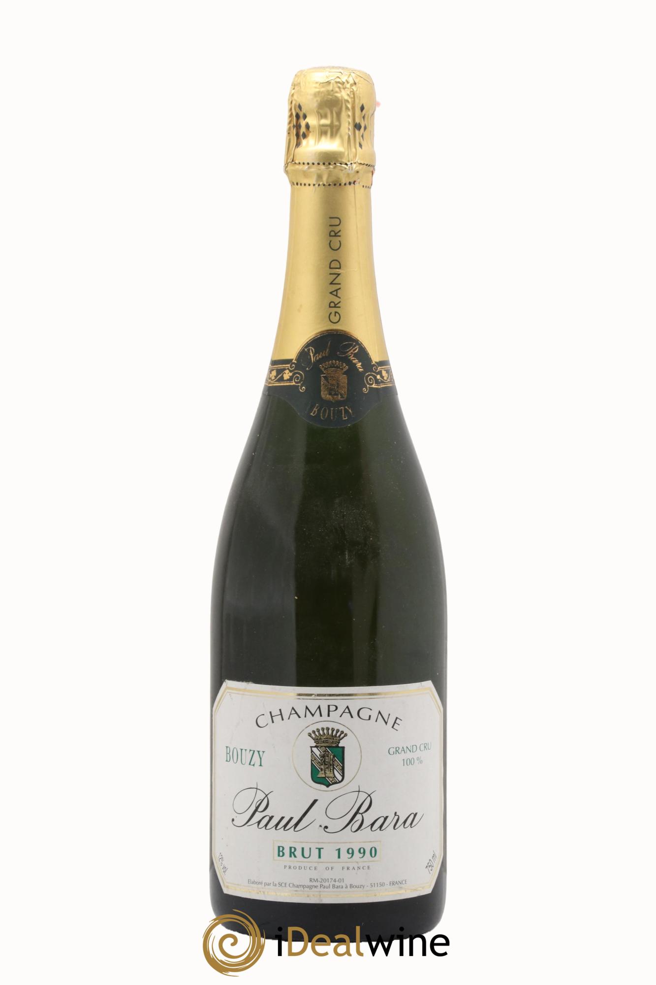 Champagne Grand Cru Brut Paul Bara 1990 - Posten von 1 Flasche - 0