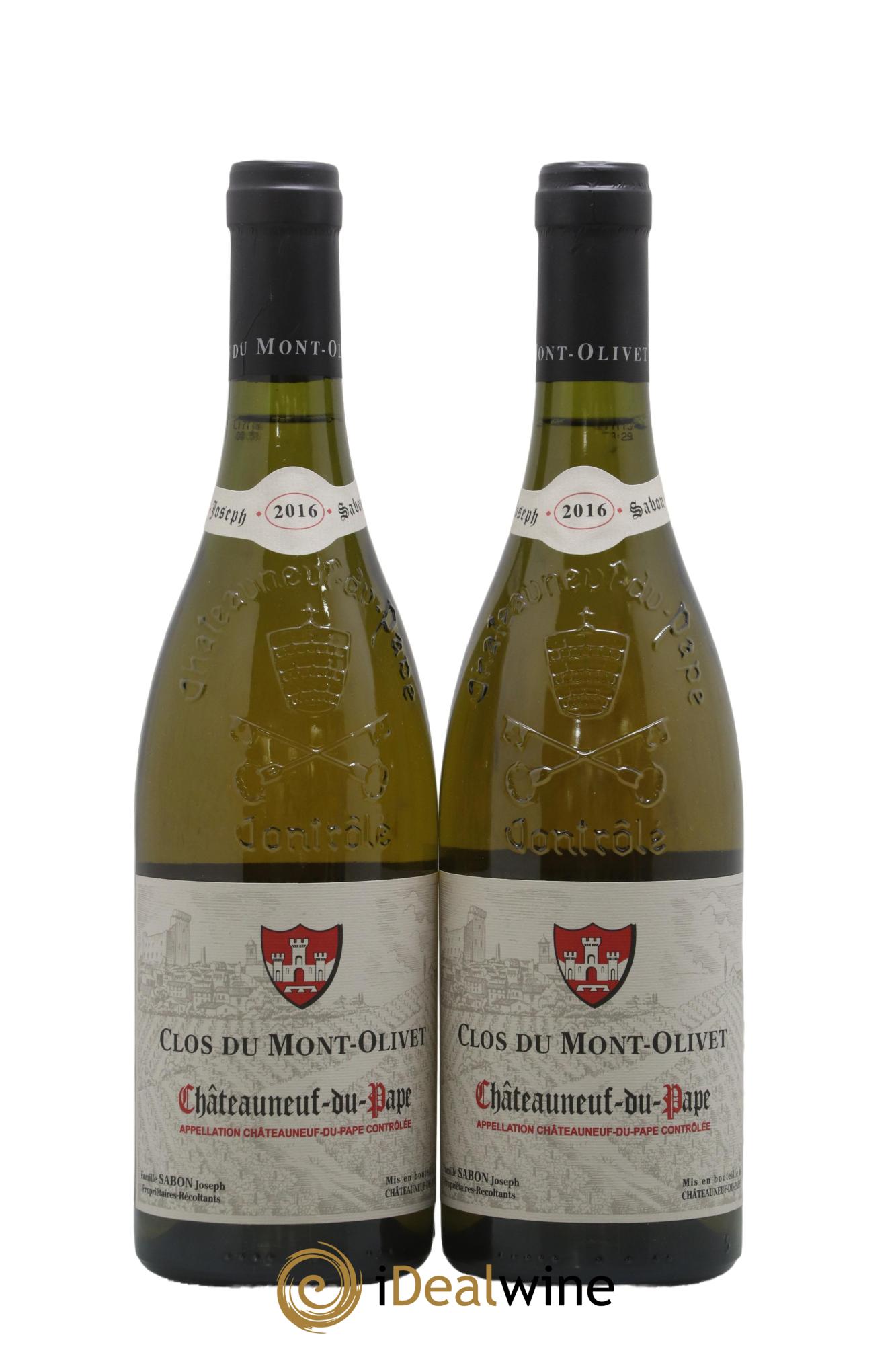 Châteauneuf-du-Pape Clos du Mont-Olivet 2016 - Lot de 2 bouteilles - 0