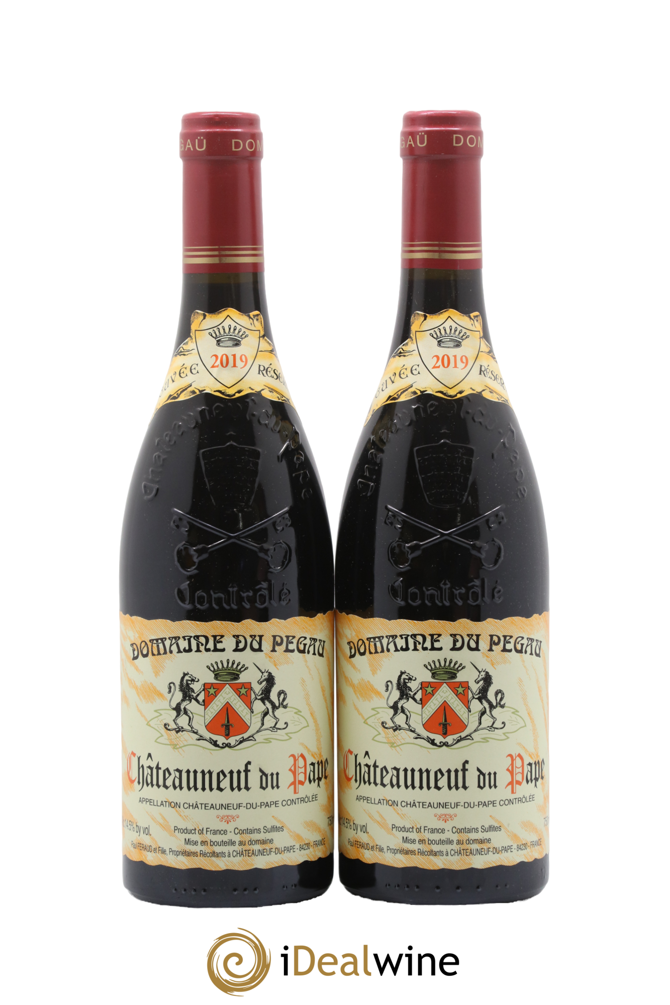 Châteauneuf-du-Pape Domaine du Pégau Cuvée Réservée Paul et Laurence Féraud 2019 - Lot de 2 bouteilles - 0